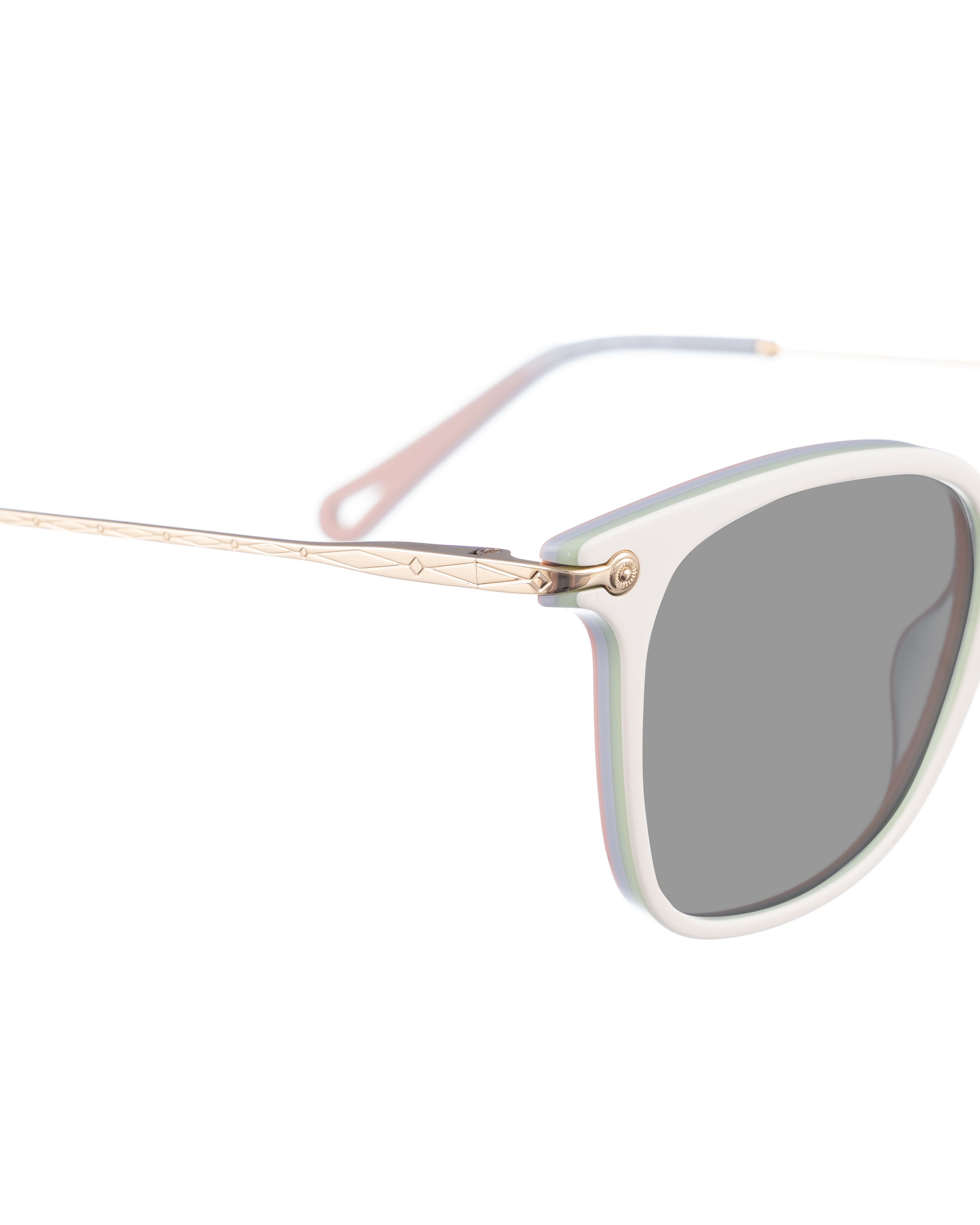 Chloe Chloe 00s Oversized Pastel and Gold Sunglasses Size ONE SIZE - 3 Thumbnail