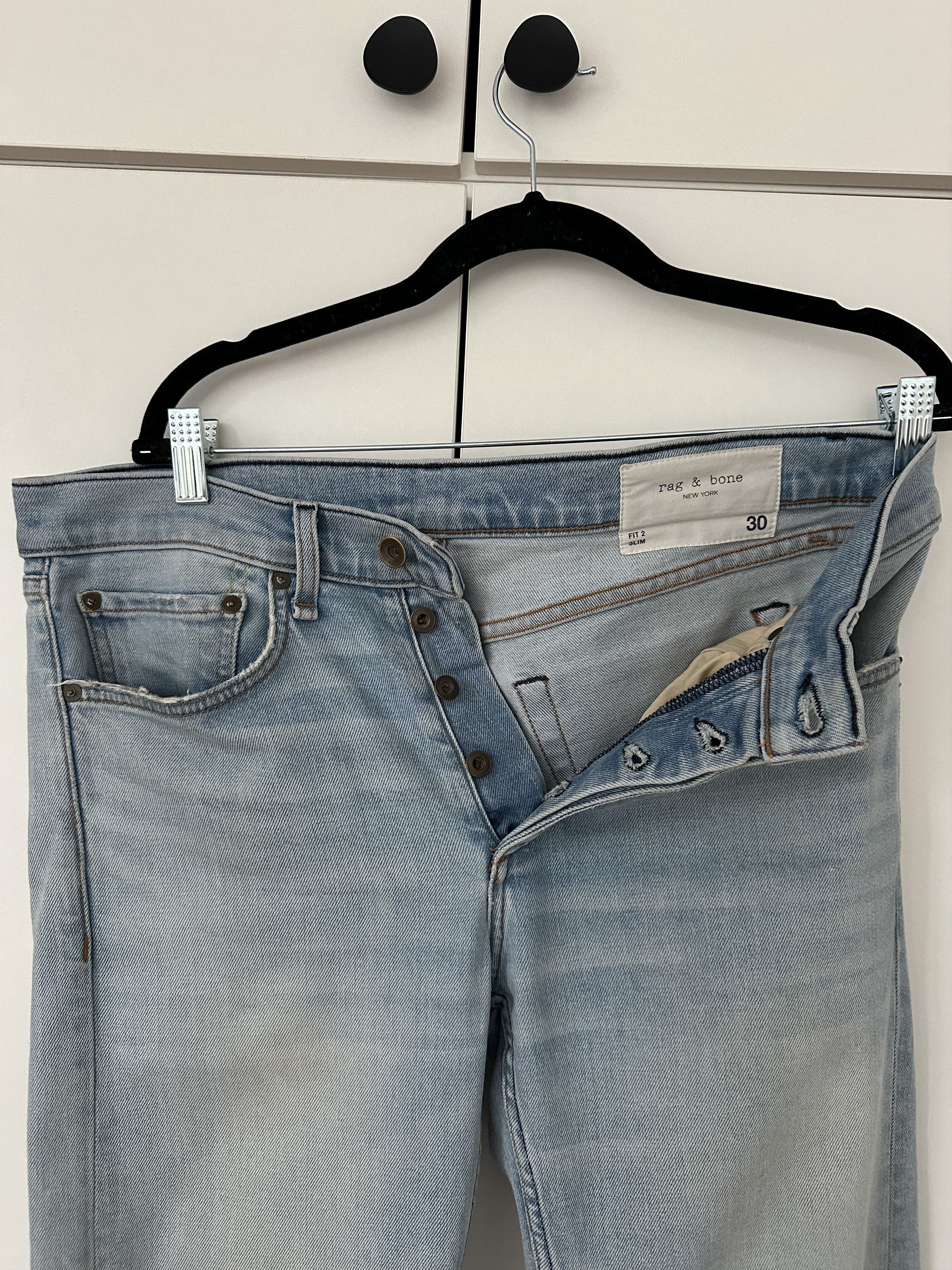Rag & Bone Fit 2 - Shotwell Jean - Size 30 x 28 Size US 30 / EU 46 - 5 Thumbnail