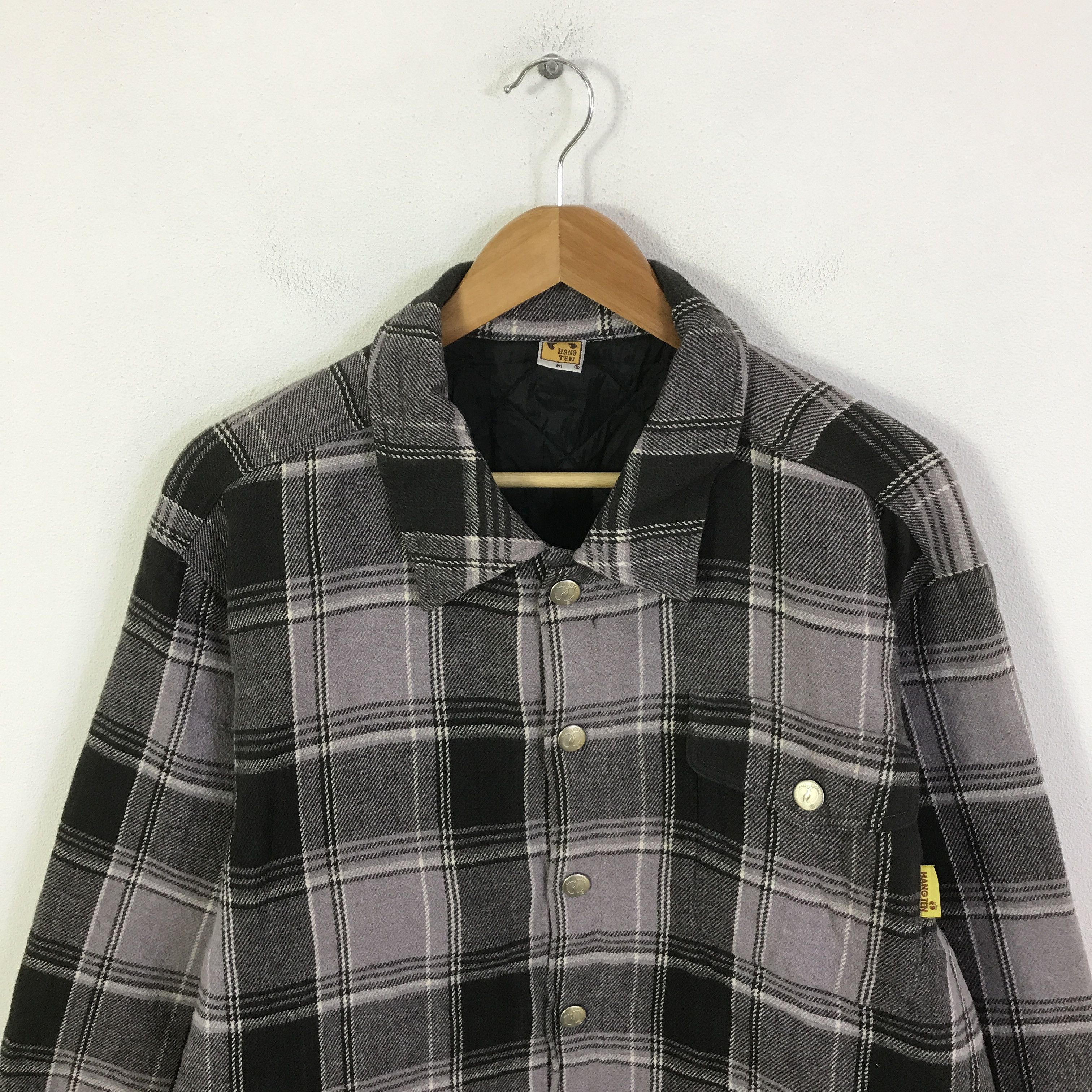 Hang Ten Hang Ten Tartan Button jacket K114B8 Size US L / EU 52-54 / 3 - 2 Thumbnail