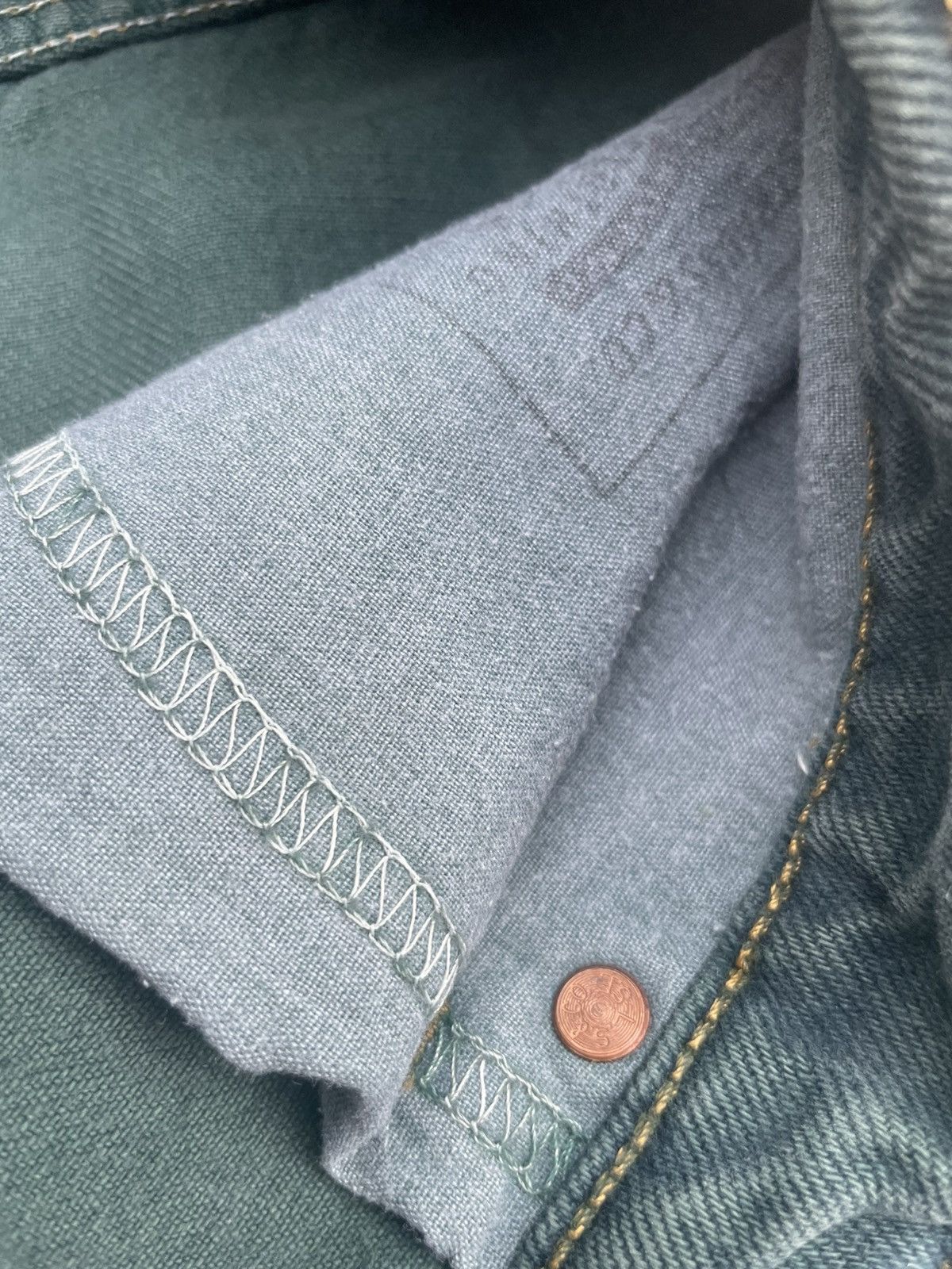 Levi's Vintage 1998 Levis 505 Single R Faded Distresed Size US 33 - 20 Thumbnail