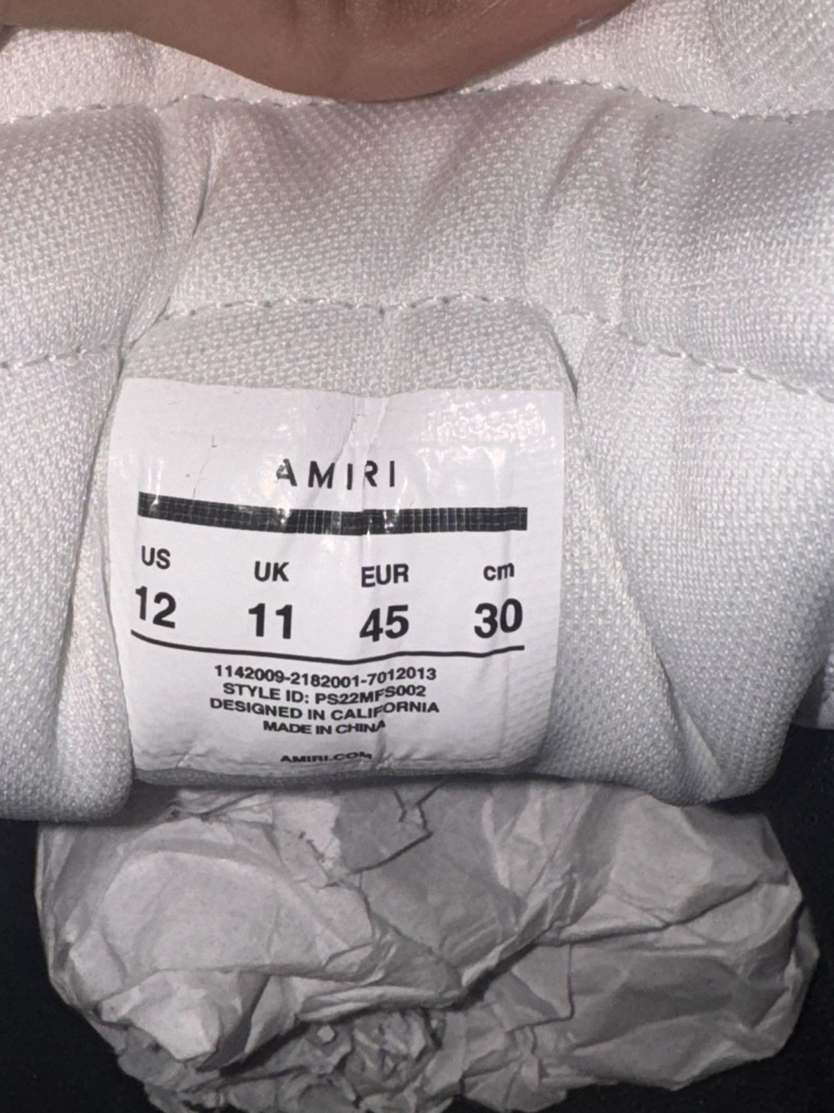 Amiri Amiri Skel Hi-Top Lakers Colors Size 12 US 45 EU Brand New Size US 12 / EU 45 - 5 Thumbnail