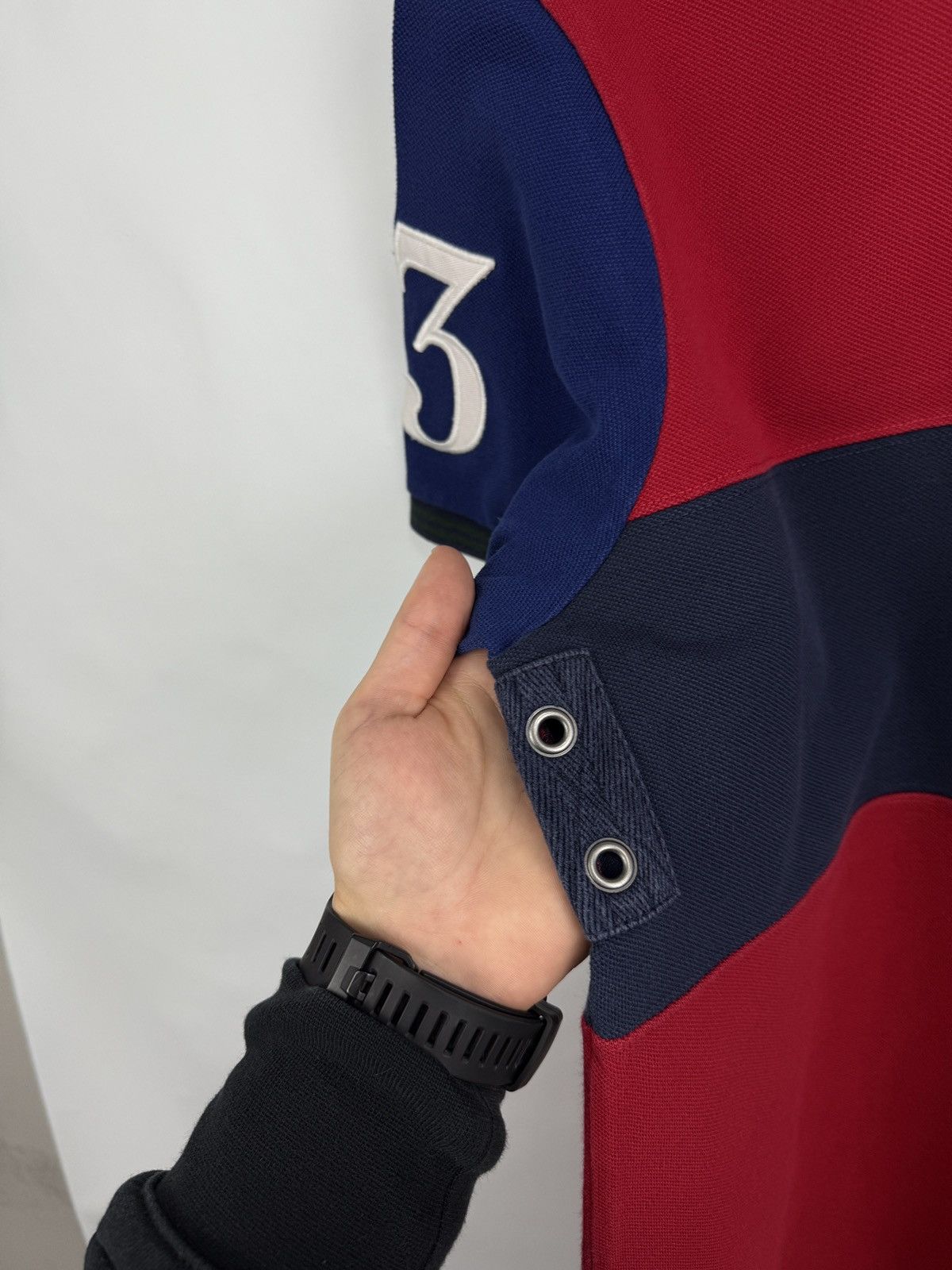 Polo Ralph Lauren 🇺🇸 Vintage 90s Polo Ralph Lauren Custom Fit Polo Chief Keef Size US L / EU 52-54 / 3 - 7 Thumbnail