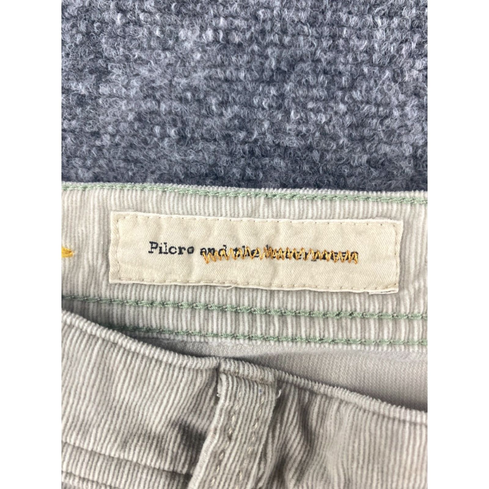 Vintage Pilcro Jeans Womens 30 Gray Stretch Denim Corduroy Modern Logo 5-Pocket Skinny Regular Distressed Vintage No Logo? Size 30" / US 8 / IT 44 - 7 Thumbnail