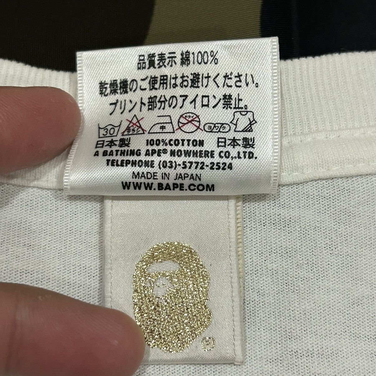 Bape × Stussy A Bathing Ape x Stussy Longsleeve Tee Size US L / EU 52-54 / 3 - 4 Thumbnail