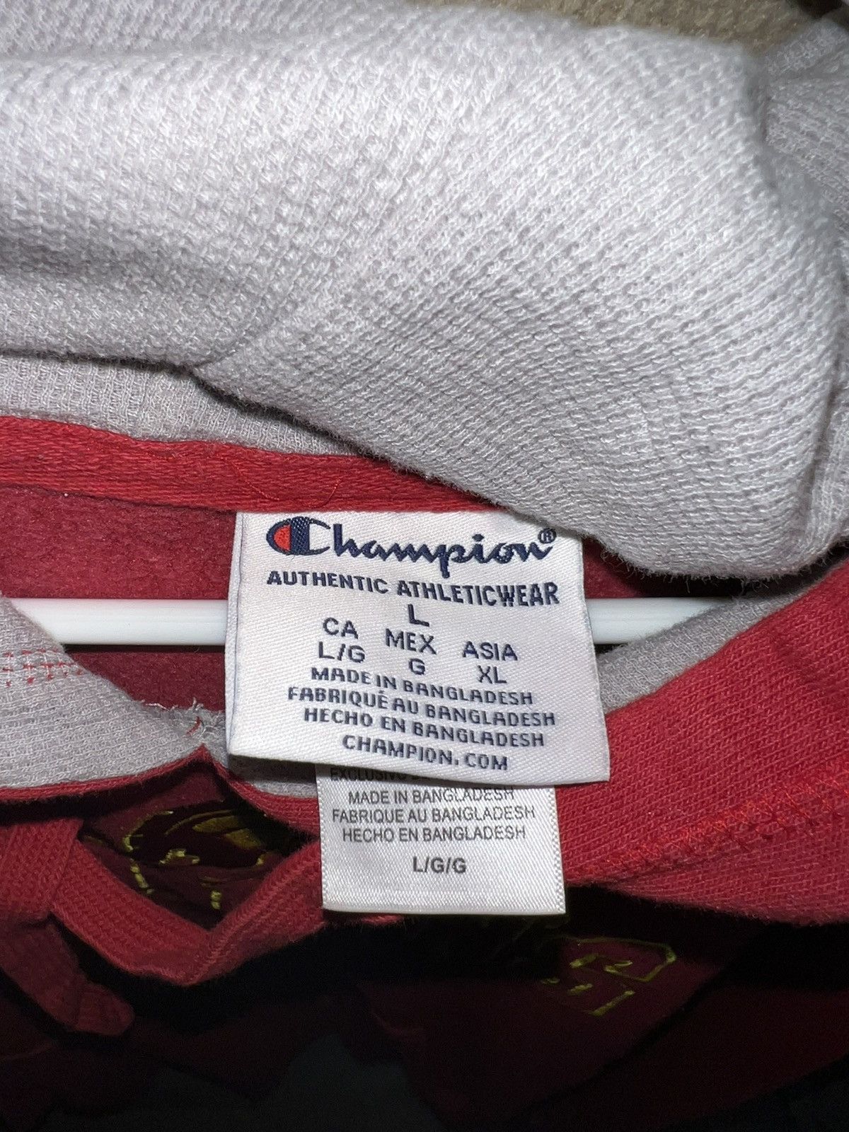 Champion × Vintage Vintage champion cardinal red usc Trojans hoodie Sz L Size US L / EU 52-54 / 3 - 2 Thumbnail