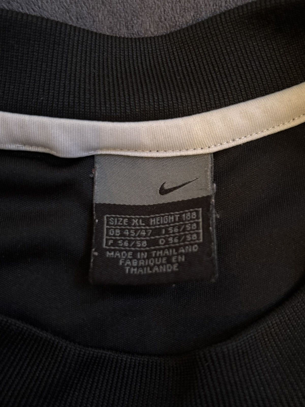 Nike Vintage Nike 2000s Athletic Jersey Black Size US XL / EU 56 / 4 - 2 Thumbnail