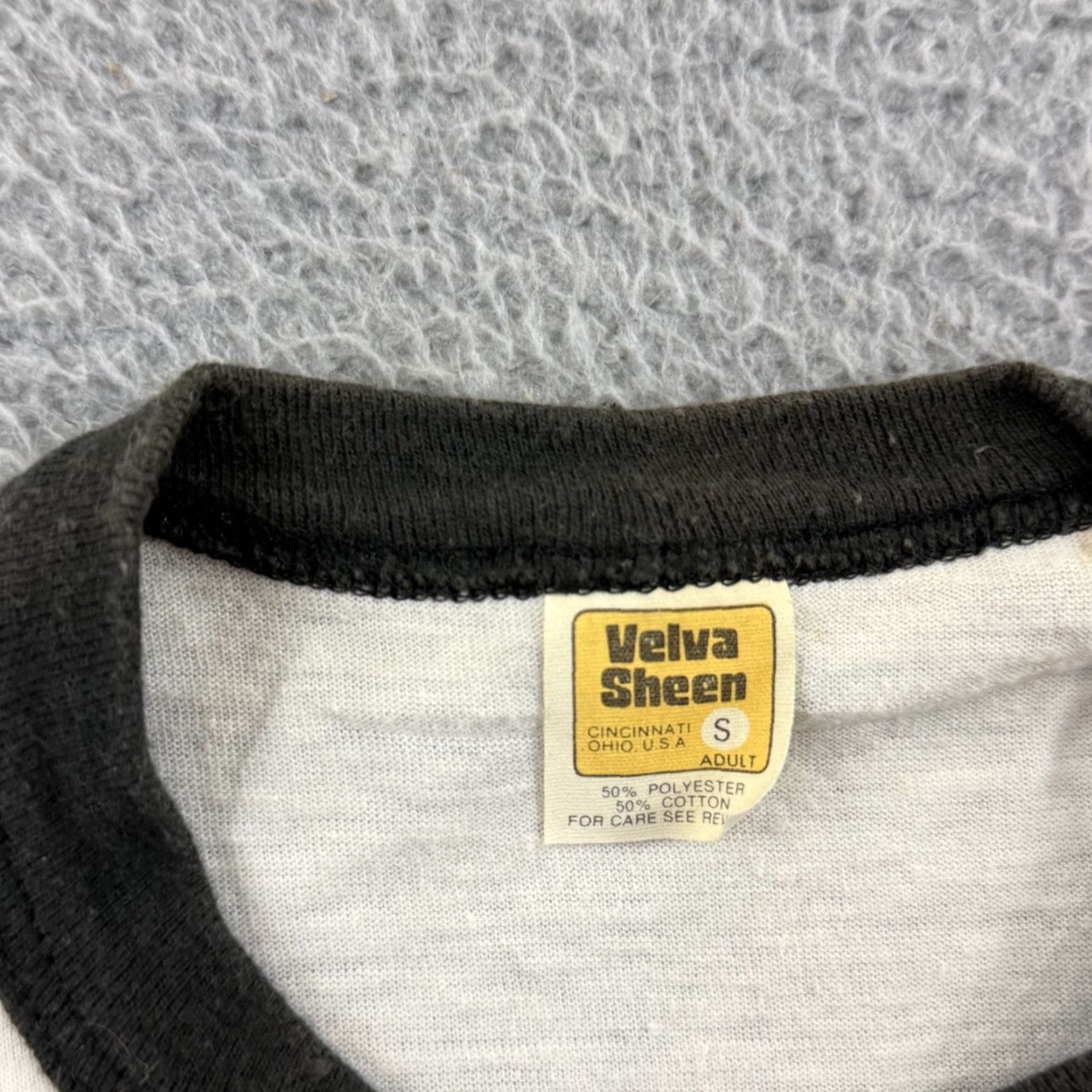 Velva Sheen VINTAGE Harley Davidson Shirt Velva Sheen 70s 80s Ringer Crew Neck Short Sleeve White Cotton Men S XS Size US S / EU 44-46 / 1 - 6 Thumbnail