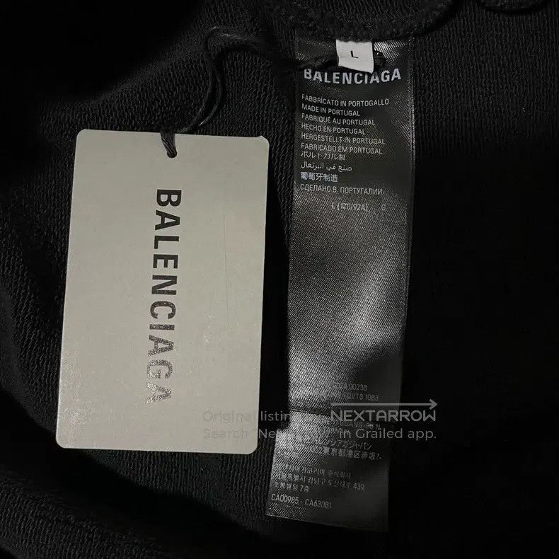 Balenciaga Balenciaga Reflective Lettering Logo Round Neck Sweatshirt Size US L / EU 52-54 / 3 - 4 Thumbnail