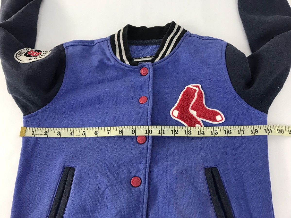 MLB Varsity Jacket MLB Boston RedSox Embroidery Logo Snap Button Size M / US 6-8 / IT 42-44 - 10 Thumbnail