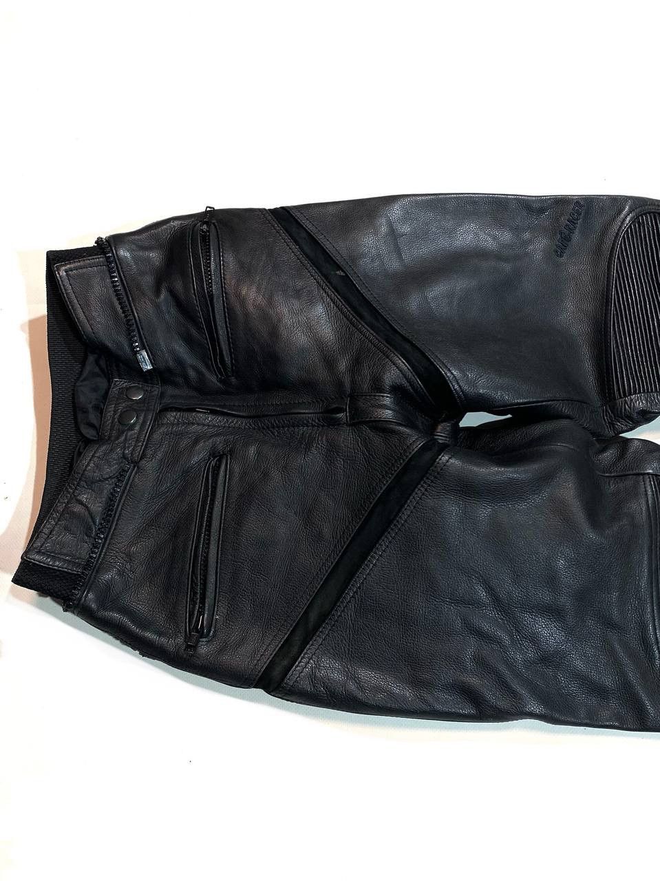 Leather Cafe Racer Vintage Moto Racing Leather Pants Size US 29 - 5 Thumbnail