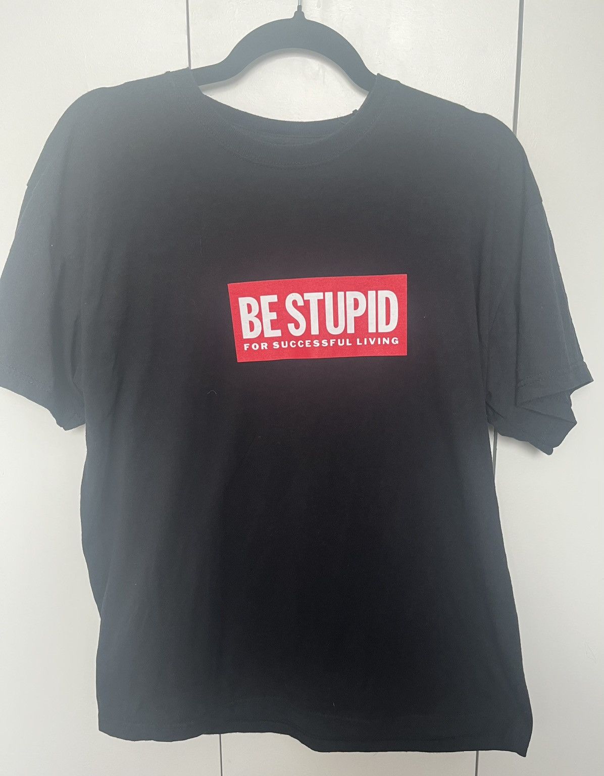 Diesel × Enjoi × Japanese Brand Diesel BE STUPID FOR SUCCESSFUL LIVING Enjoi Black T-Shirt Size US L / EU 52-54 / 3 - 1 Thumbnail