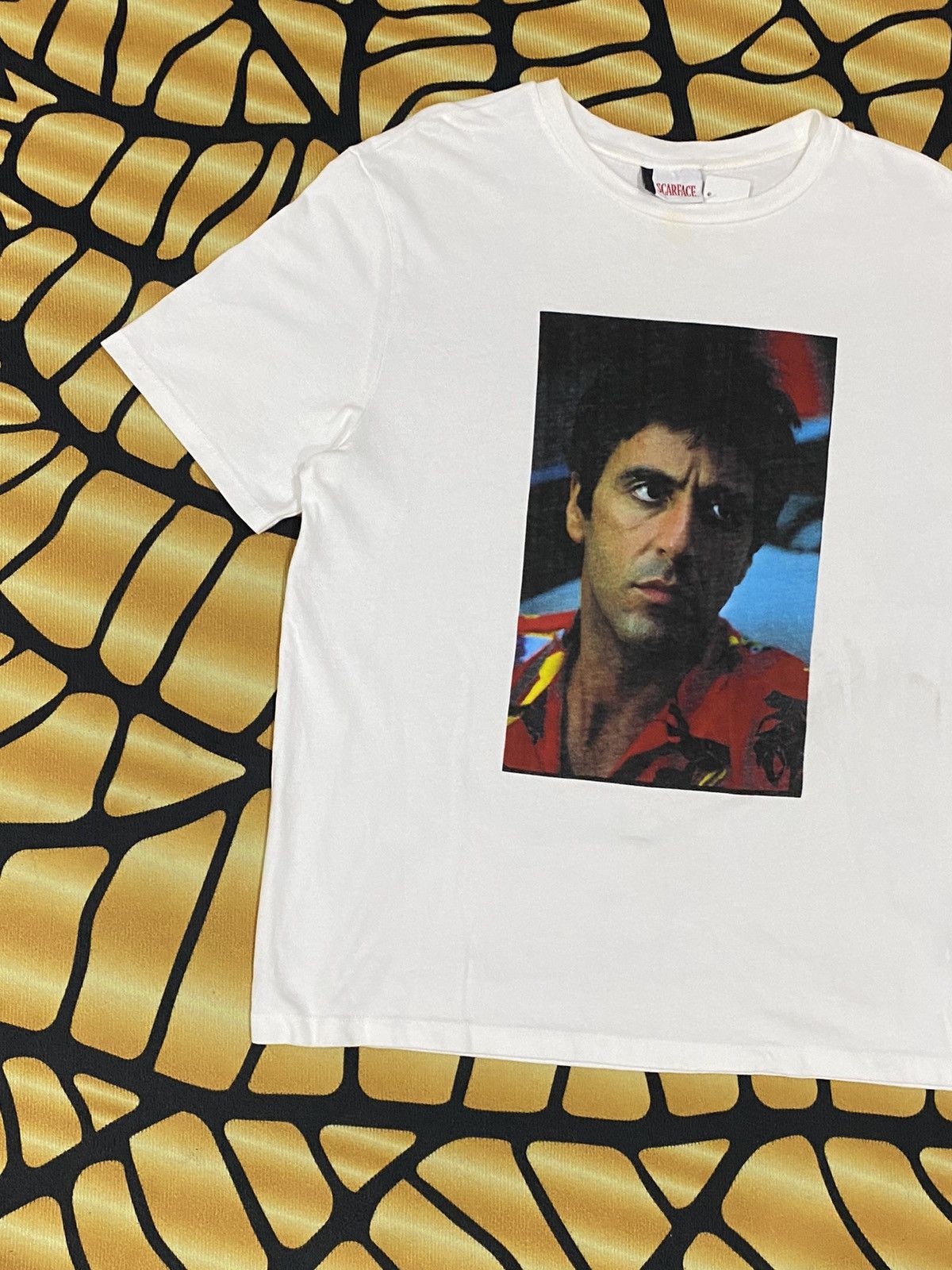 Other RARE SCARFACE AL PACINO AMERICAN CRIME DRAMA WHITE TEE Size US L / EU 52-54 / 3 - 3 Thumbnail