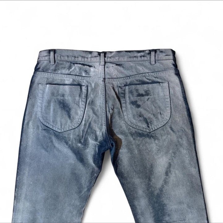 Maison Margiela Maison Margiela AW09 Flocked White Paint Denim Size US 34 / EU 50 - 3 Thumbnail