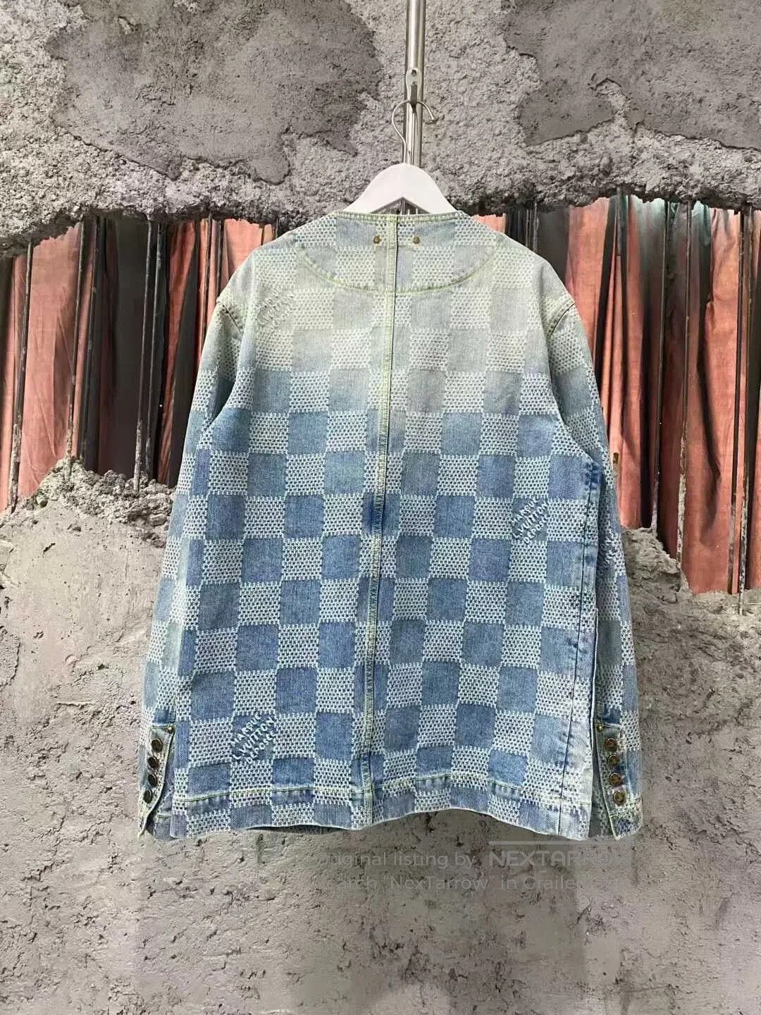 Louis Vuitton louis vuitton checkered denim jacket. Size US L / EU 52-54 / 3 - 2 Thumbnail