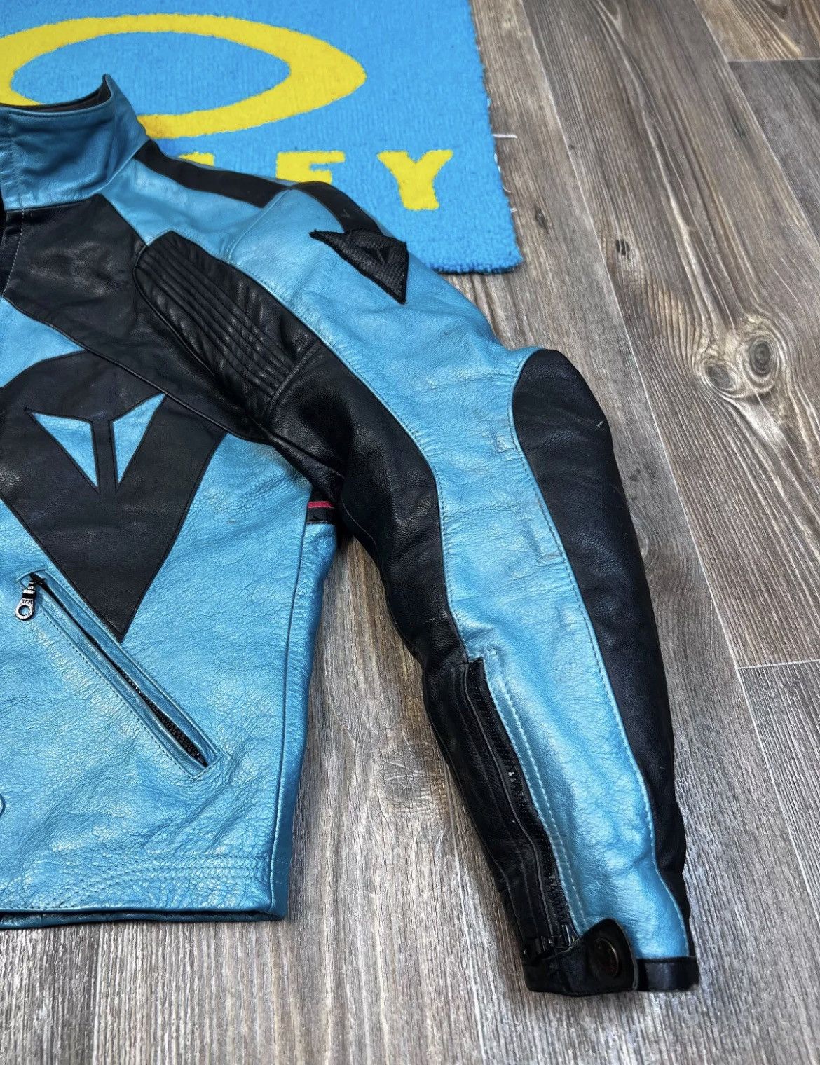Dainese Dainese GTR Superbike Blue Leather Moto Jacket Size US L / EU 52-54 / 3 - 8 Thumbnail