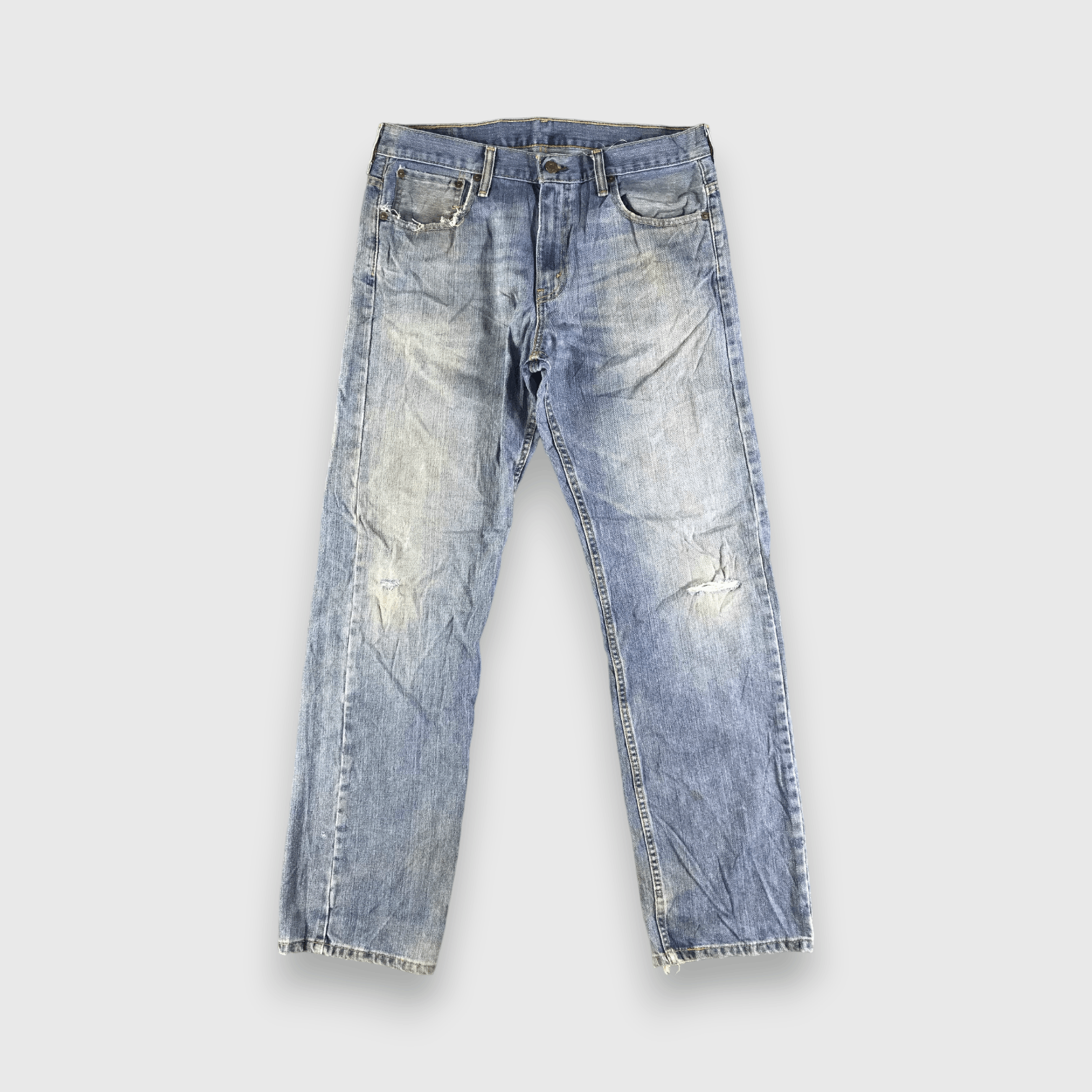 Levi's Vintage Blue Wash Levis 569 Jeans-J3234 Size US 35 - 1 Thumbnail