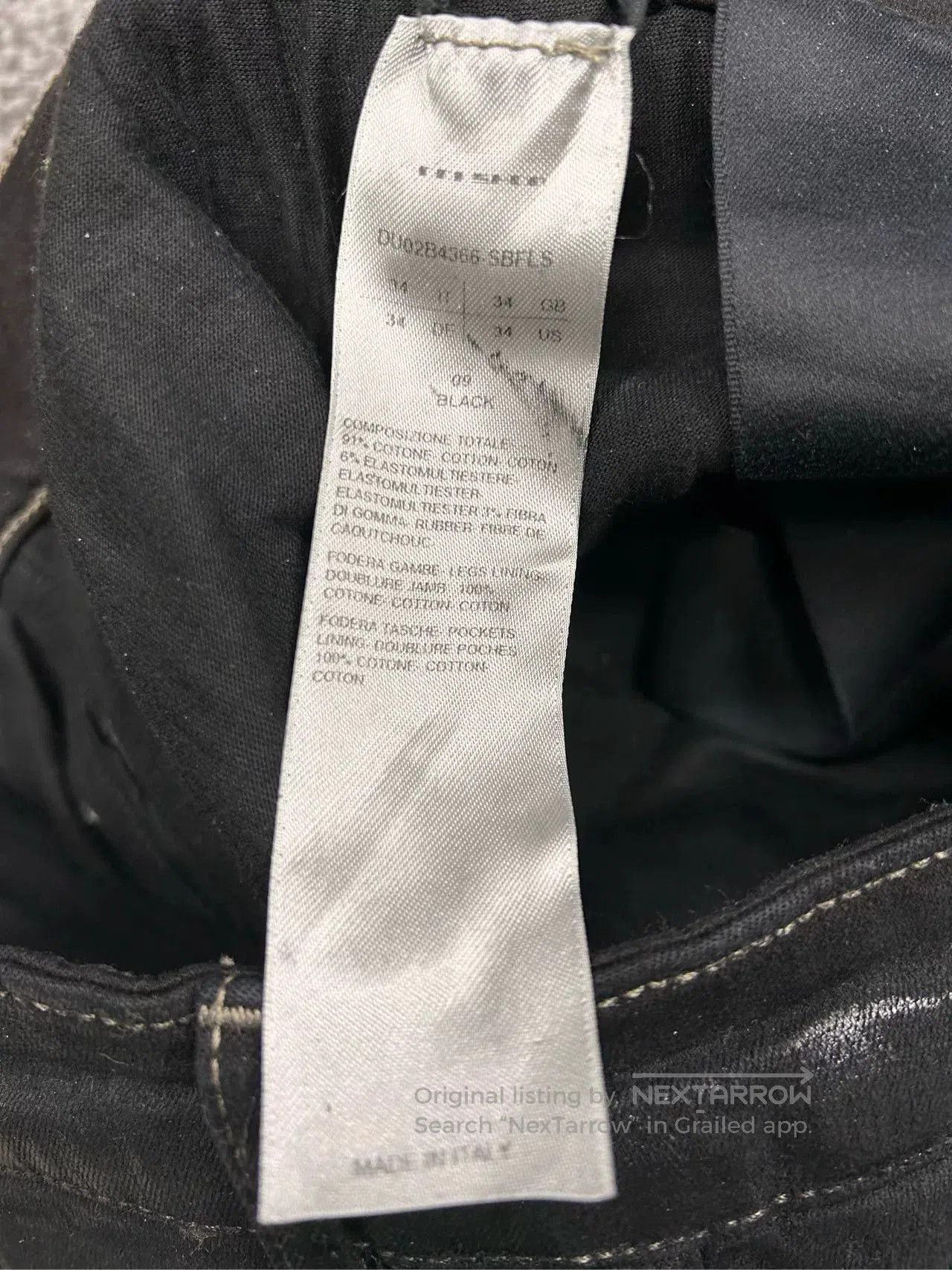 Rick Owens Rick Owens Waxed Distressed Destroyed Pants. Size US 34 / EU 50 - 5 Thumbnail