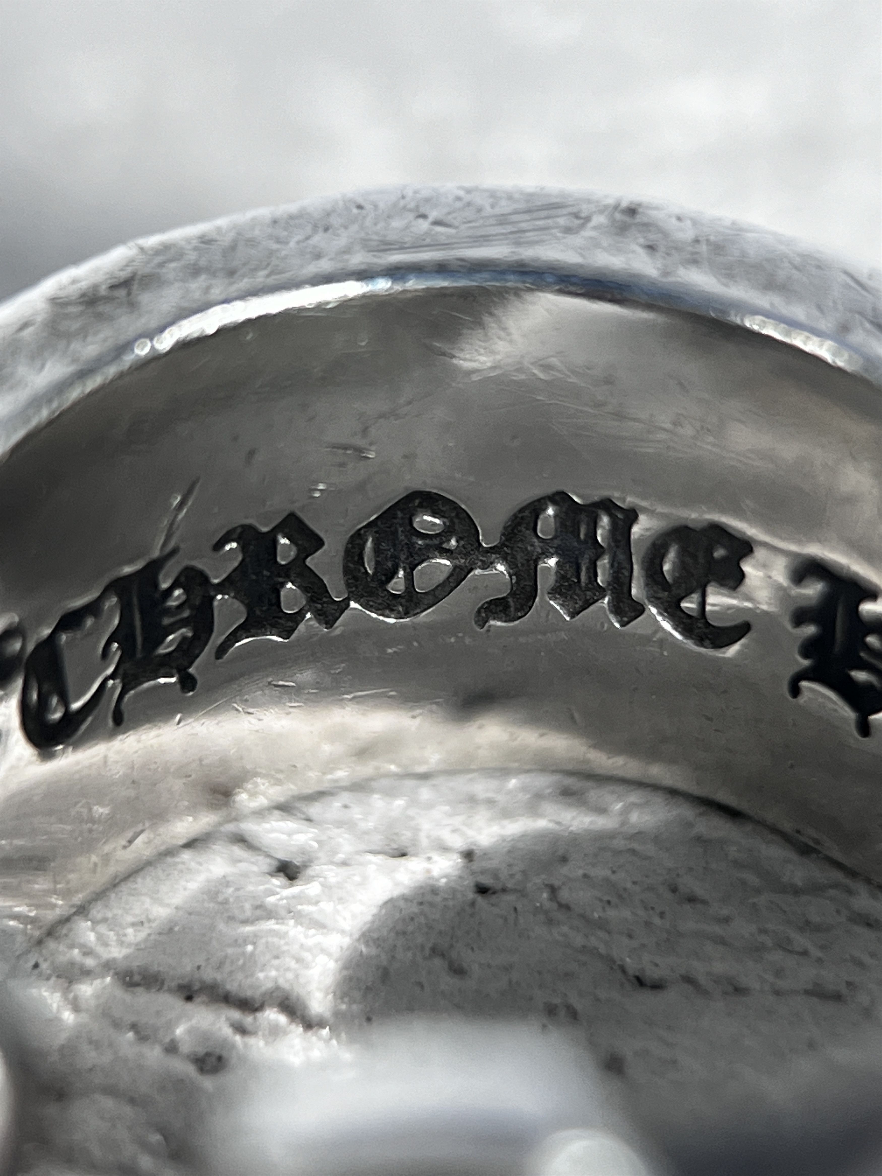 Chrome Hearts Chrome Hearts Scroll Band Ring 925 Sterling Silver Size 7.5 Size ONE SIZE - 13 Thumbnail