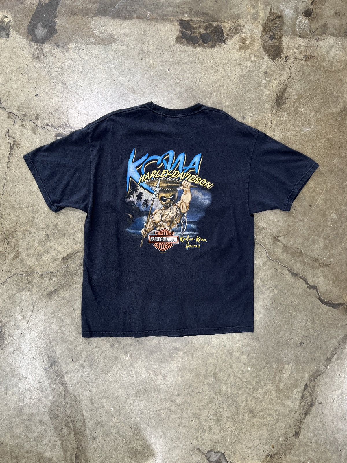 Harley Davidson Vintage 2003 Harley Davidson Kona Hawaii Motorcycle Tee XL Size US XL / EU 56 / 4 - 2 Thumbnail