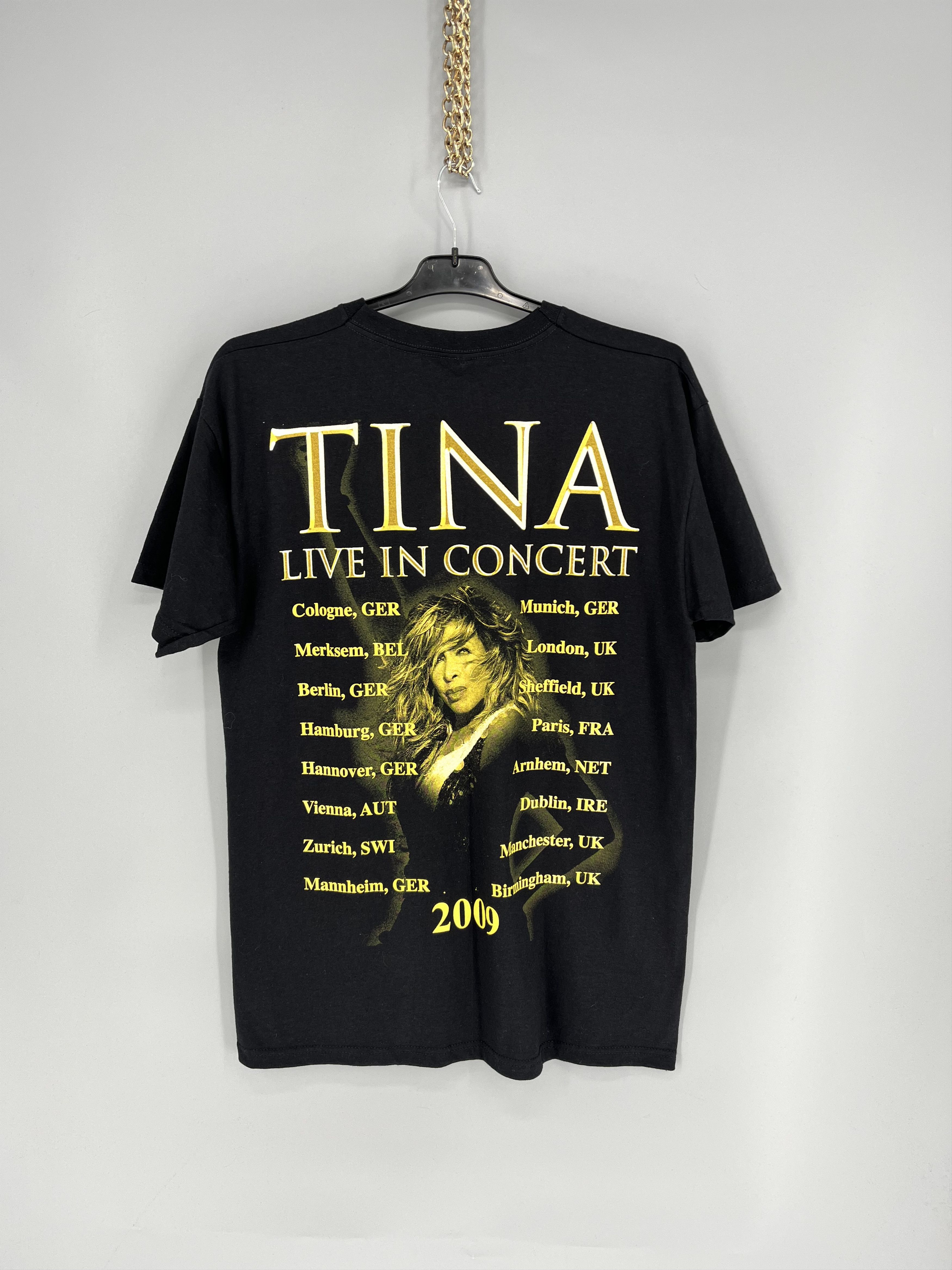 Band Tees Vintage Y2K 2009 Tina Turner Live In Concert T-shirt Size US M / EU 48-50 / 2 - 8 Thumbnail