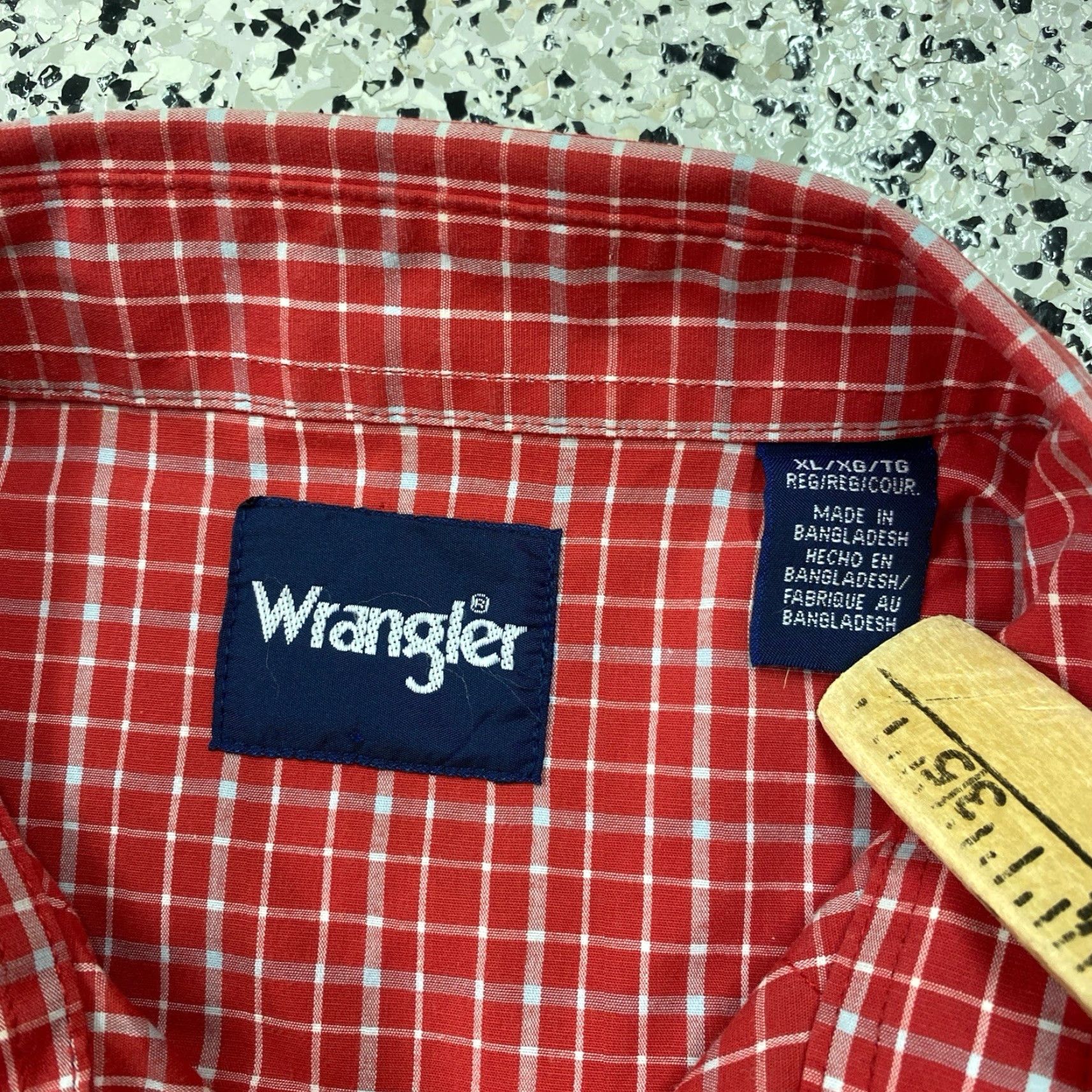 Wrangler VINTAGE Wrangler Western Shirt Mens XL Striped Long Sleeve Pearl Snap Rodeo Cowboy Size US XL / EU 56 / 4 - 2 Thumbnail