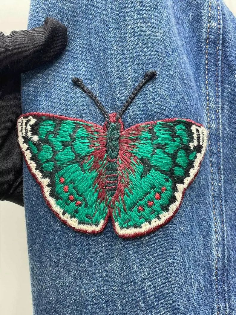 Gucci Gucci Tiger embroidered thickened denim jacket 2504-Nextarr Size US S / EU 44-46 / 1 - 4 Thumbnail