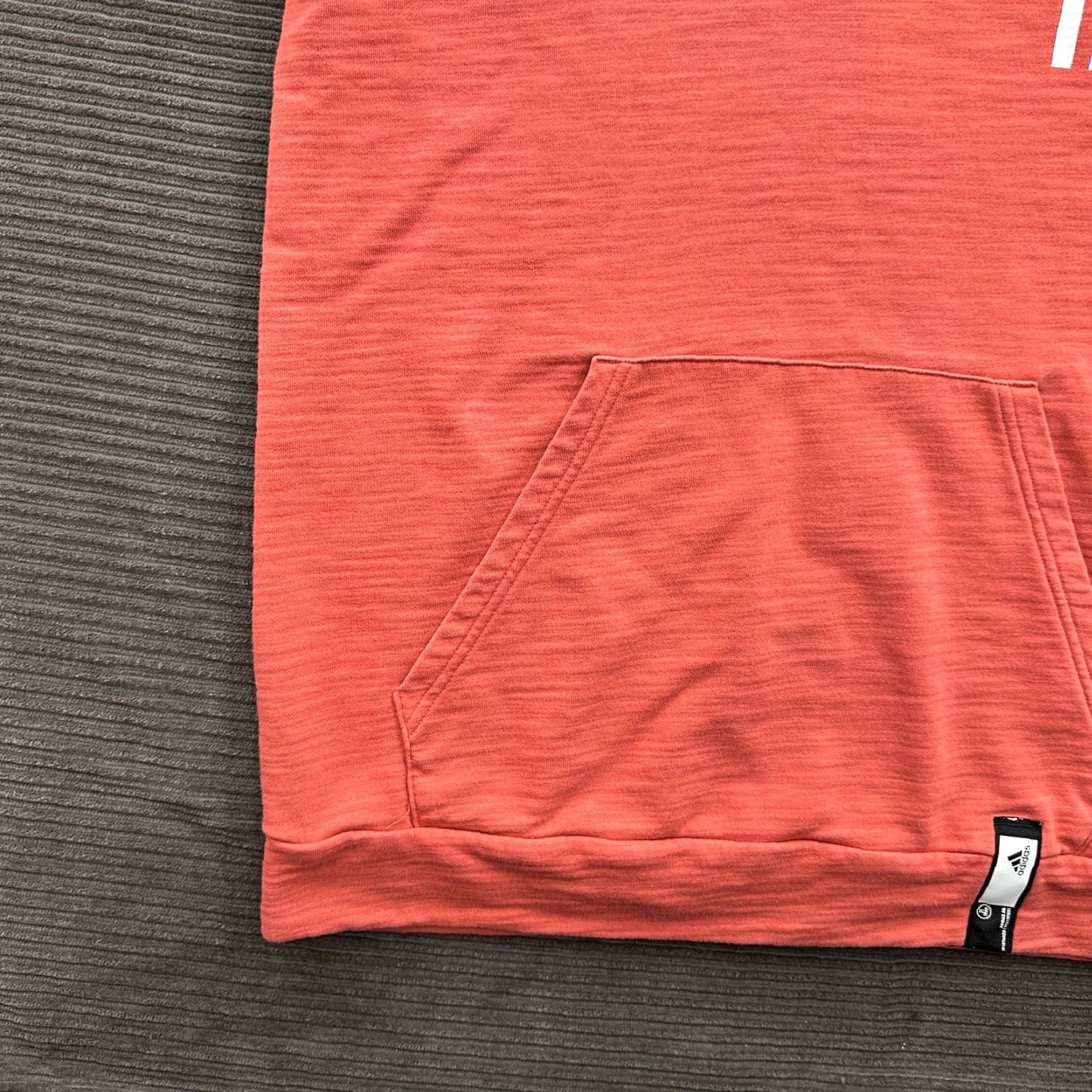 Adidas adidas Hoodie Men M Cotton Gym Workout Outdoor Training Performance Regular Red Logo Pockets Hooded All Seasons Size US M / EU 48-50 / 2 - 7 Thumbnail