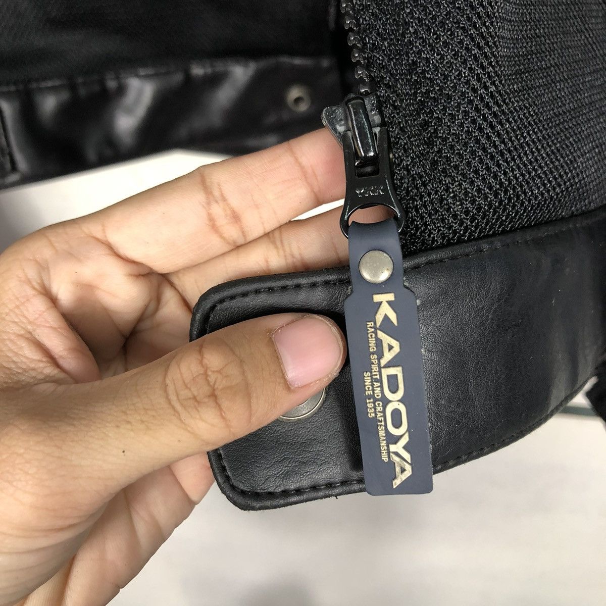 Kadoya 🔥KADOYA VINTAGE LEATHER JACKET BIKER BATTLESUIT CLASHKING Size US L / EU 52-54 / 3 - 17 Thumbnail