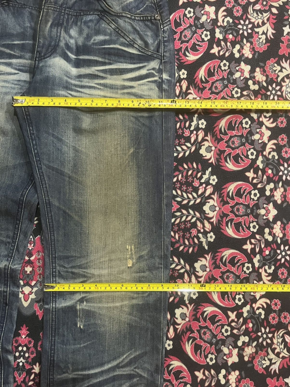 G-Star Vintage G Star Raw Rustic Heavy Whisker Fringe Loose Jeans Size US 33 - 13 Thumbnail
