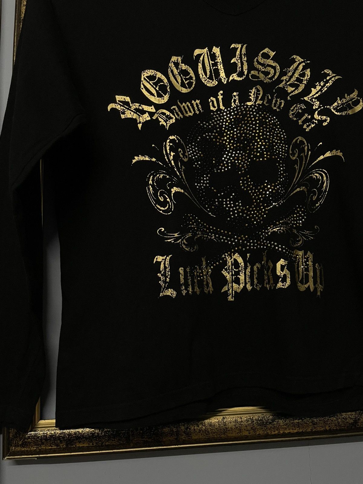 Designer × Japanese Brand × Vintage Vintage Japan Designer Back Forth Lucky Picks Up Skul Tshirt Size US M / EU 48-50 / 2 - 3 Thumbnail