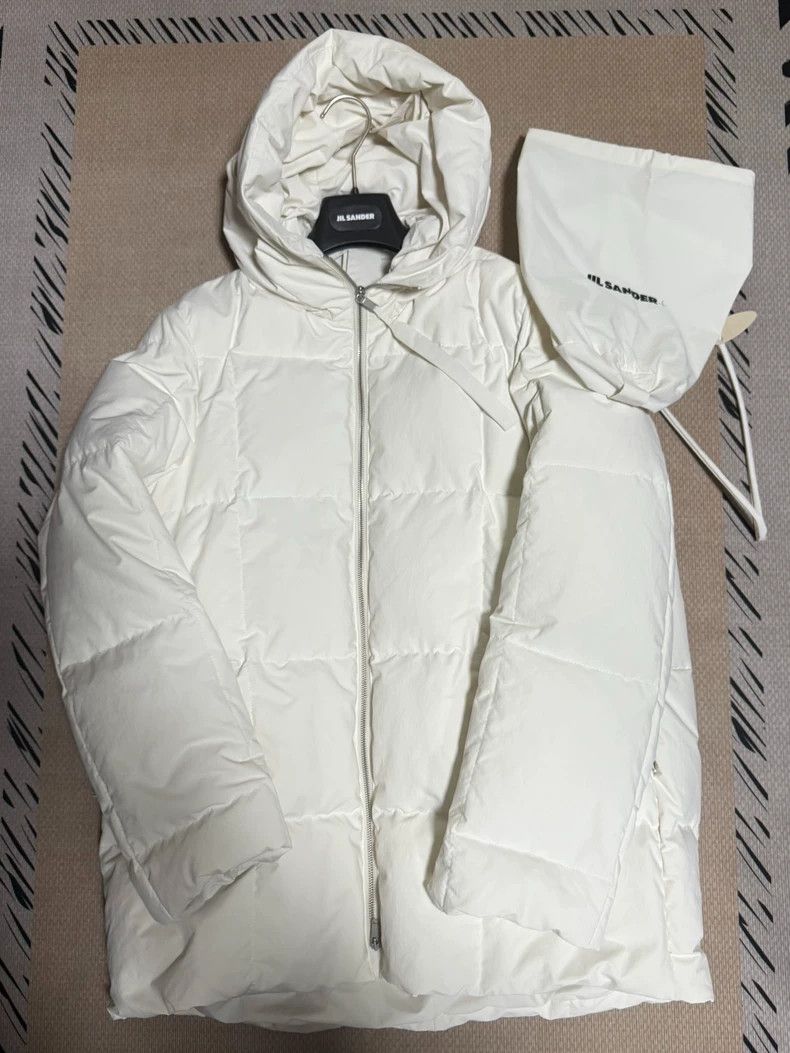 Jil Sander Jil Sander White down jacket Size 4XL / US 24-26 - 3 Thumbnail