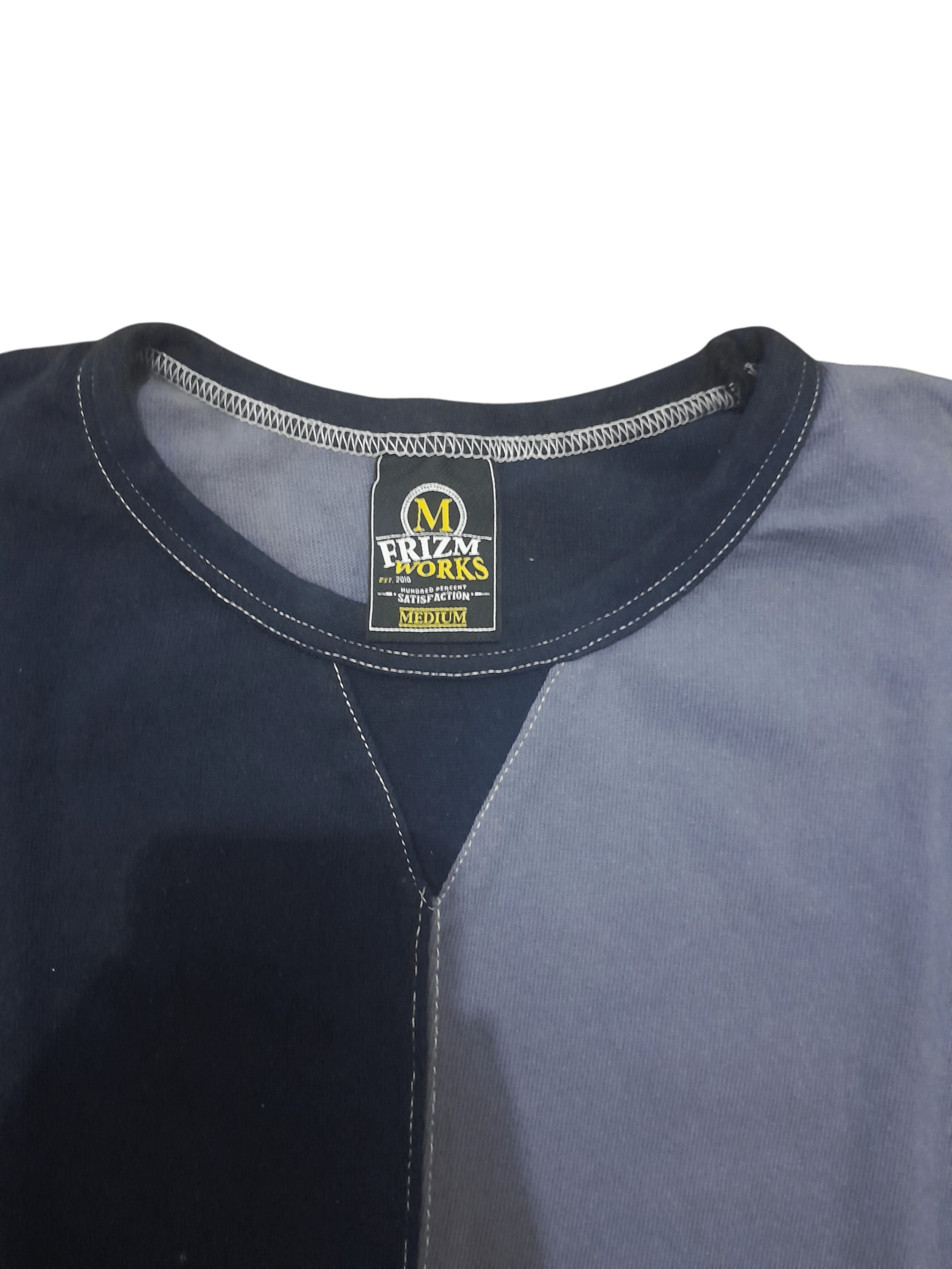 FrizmWORKS Paneled 2 tone tshirt heavy cotton Size US L / EU 52-54 / 3 - 3 Thumbnail