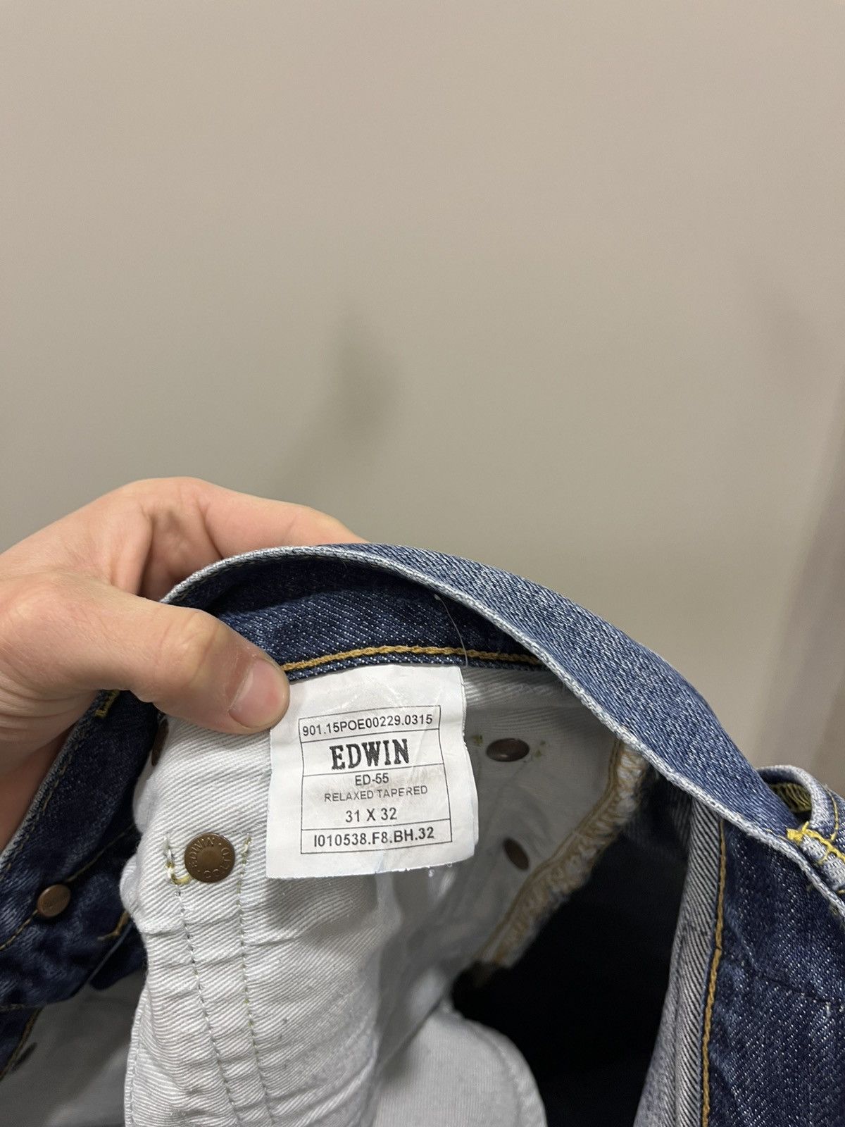 Edwin Edwin Jeans ED 55 Rainbow Selvege Size US 31 - 8 Thumbnail