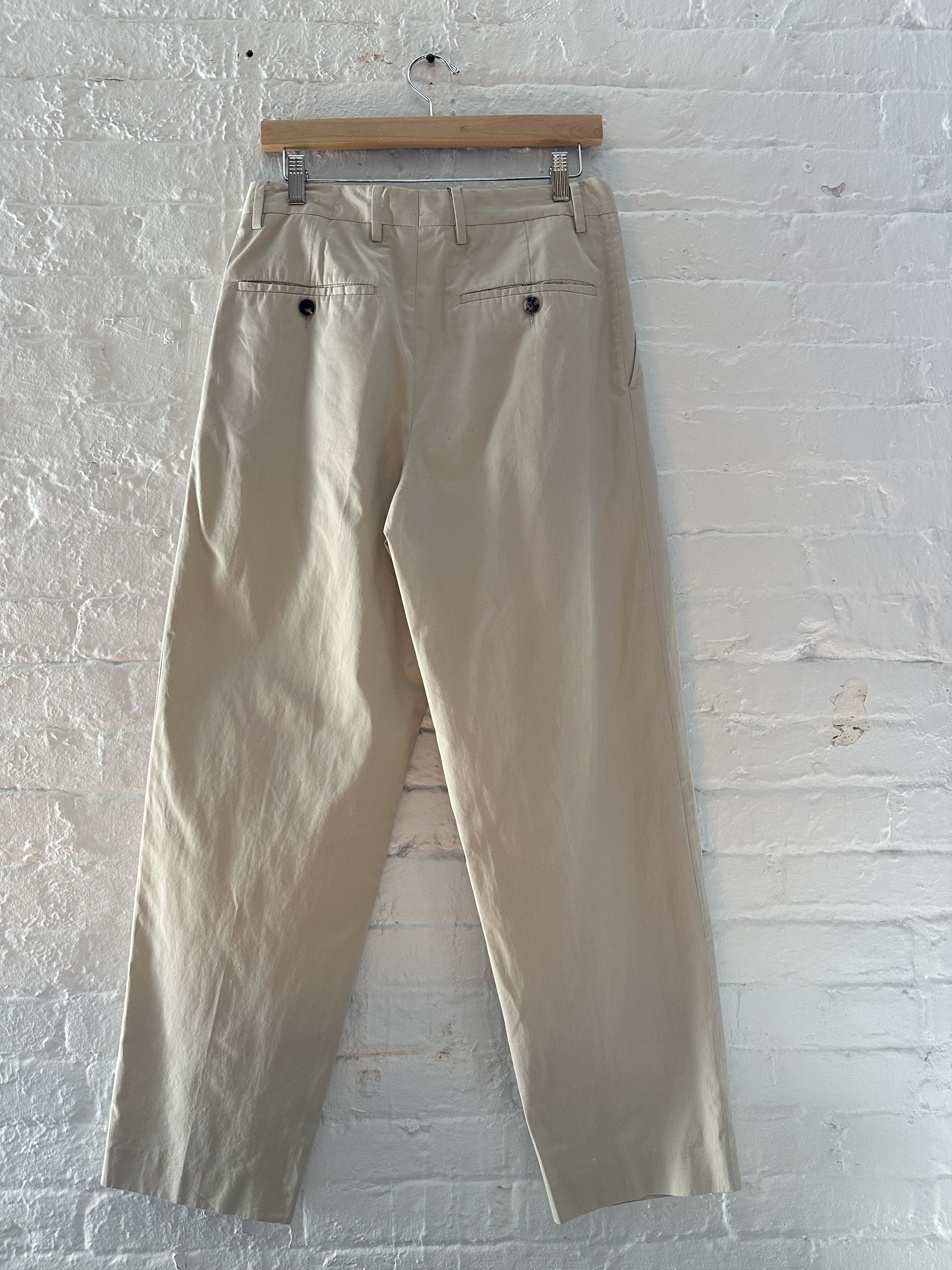 Dries Van Noten Dries Van Noten Pleated Straight Leg Trousers Size US 30 / EU 46 - 3 Thumbnail