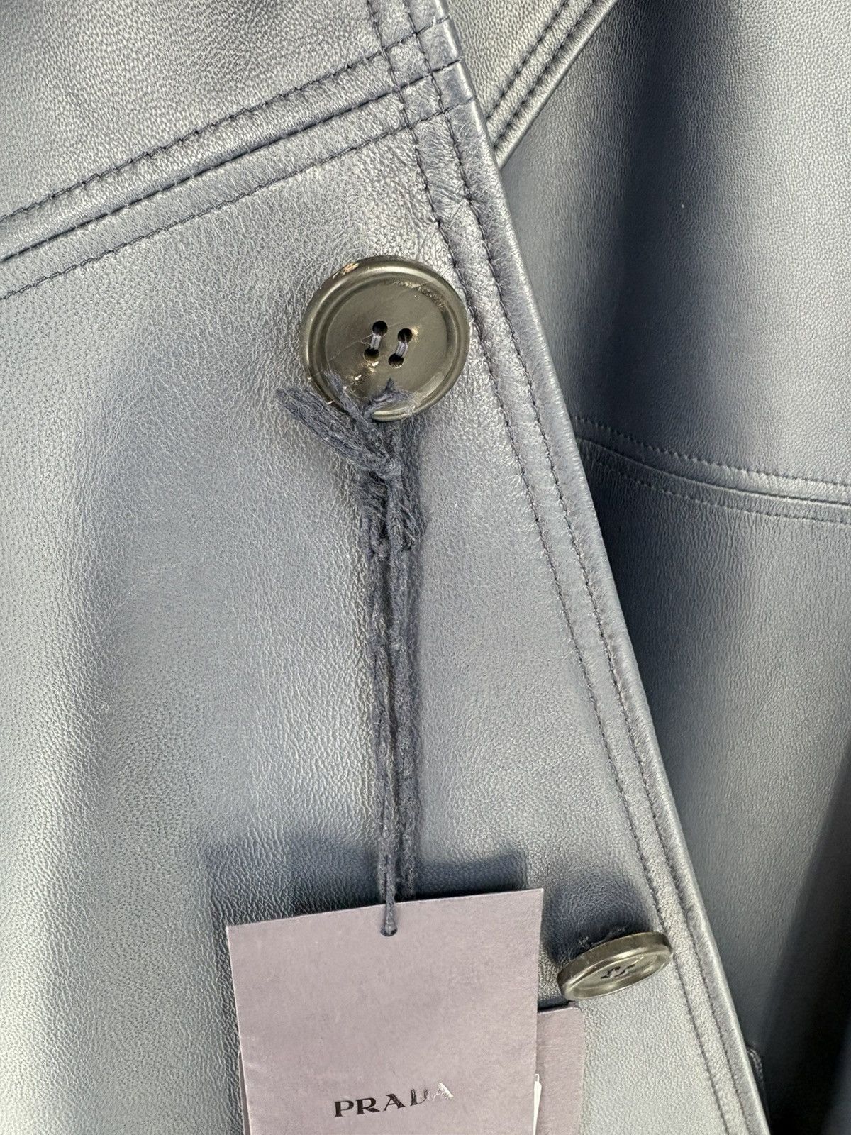 Prada Prada x Raf Simons Leather Lambskin Blazer Jacket Size US M / EU 48-50 / 2 - 5 Thumbnail