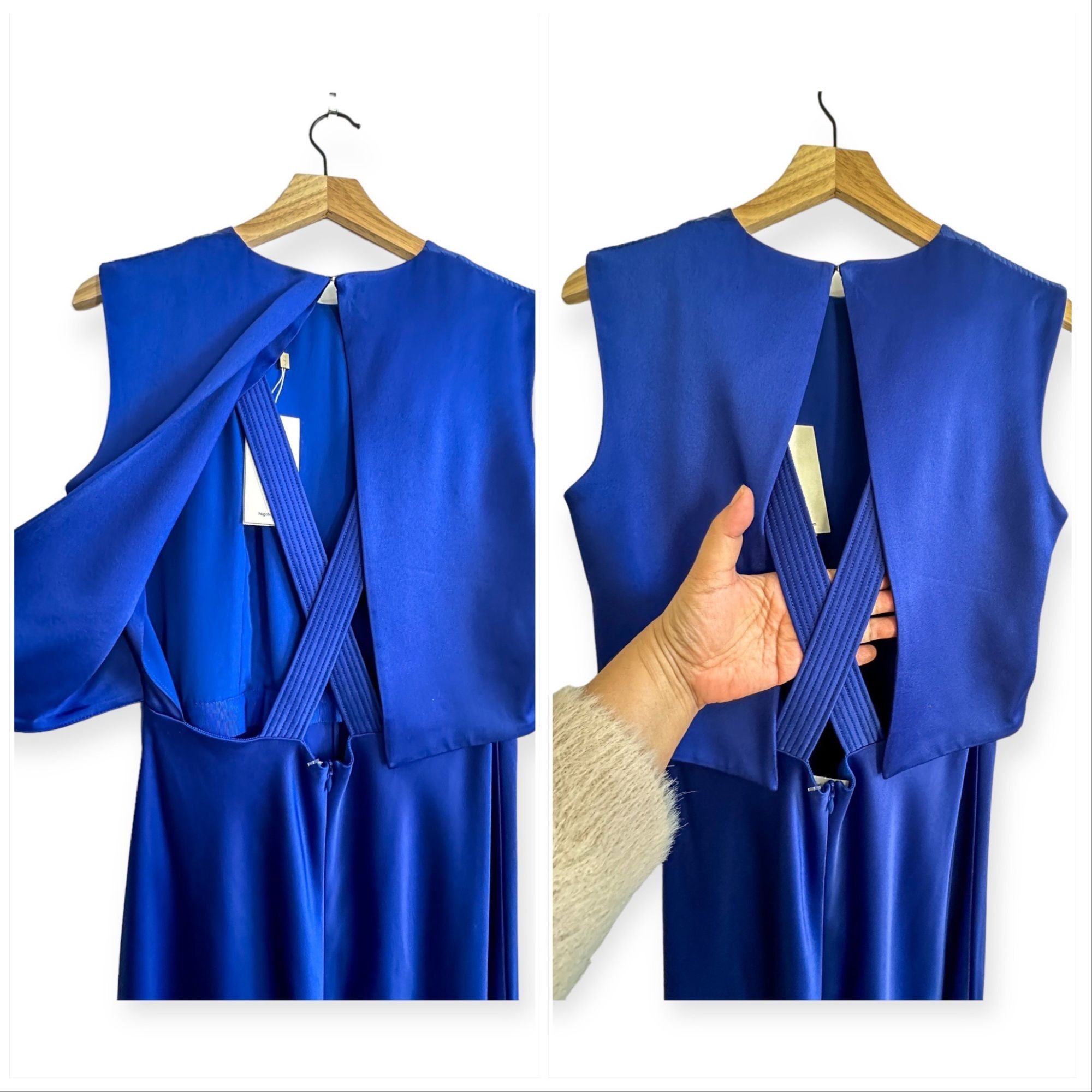Hugo Boss Hugo Boss Blue Dacosa GC Maxi Dress, Size 42 EU, Cobalt Blue Size M / US 6-8 / IT 42-44 - 8 Thumbnail