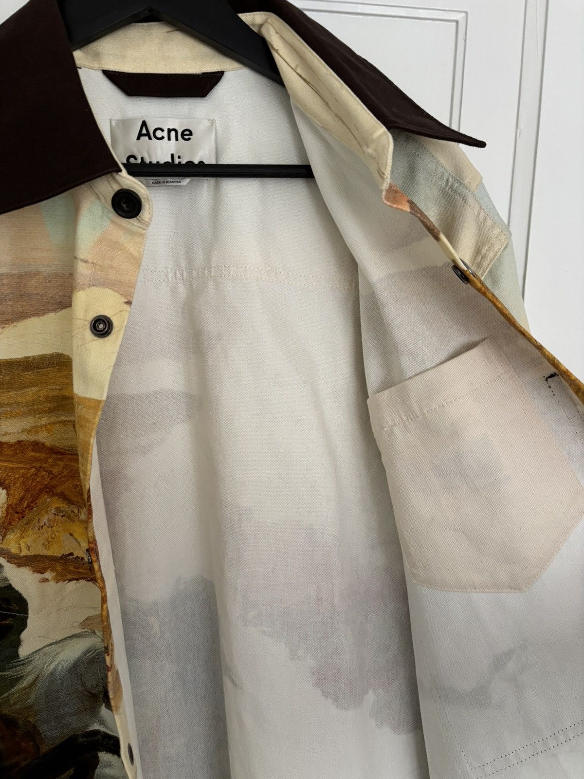 Acne Studios Acne Studios Horse-print Cotton Shirt Jacket Size US M / EU 48-50 / 2 - 3 Thumbnail