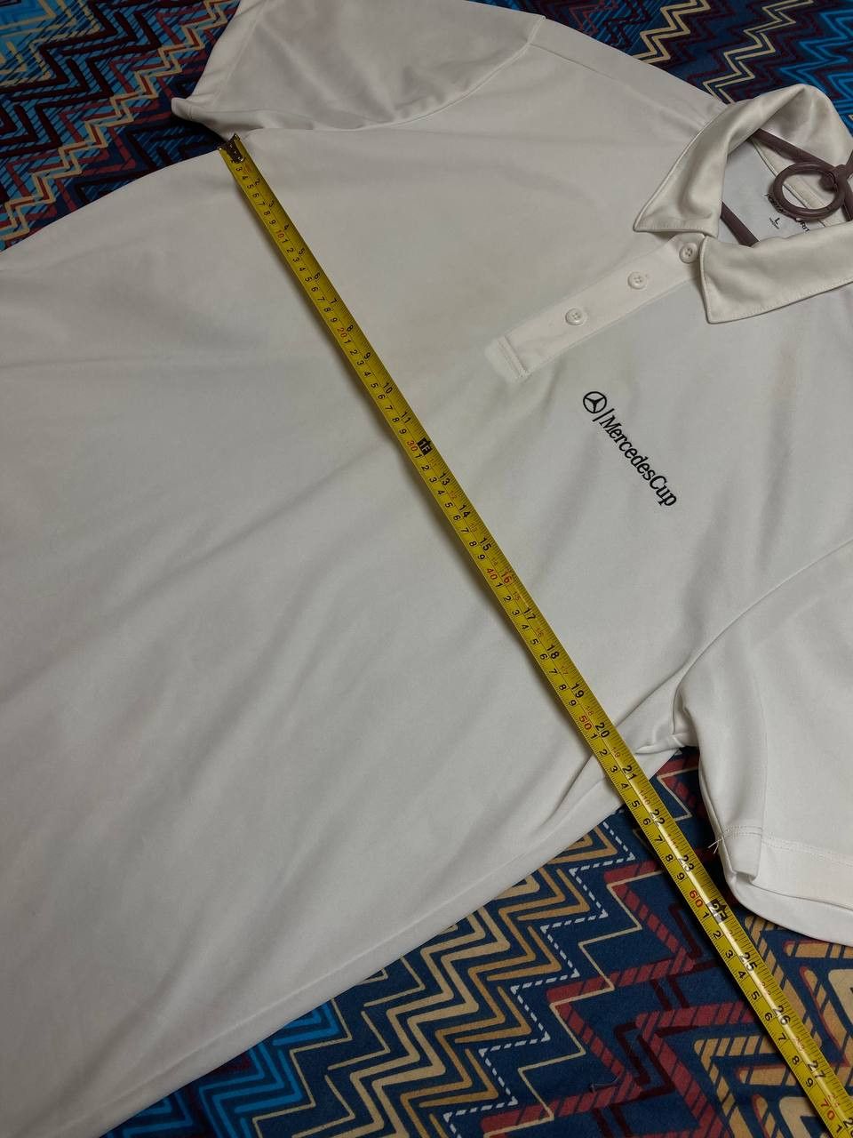 Mercedes-Benz Vintage 90s Mecedes Benz Polo Shirt Size US L / EU 52-54 / 3 - 9 Thumbnail