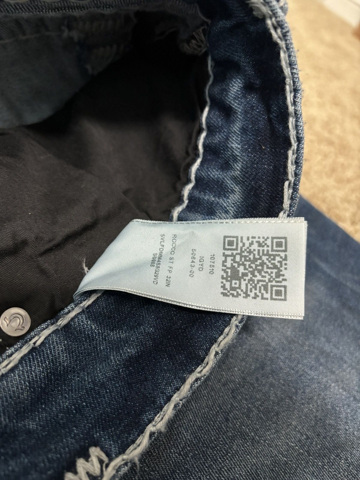 True Religion True Religion Rocco Relaxed Skinny Fit Jeans Size US 40 / EU 56 - 8 Thumbnail
