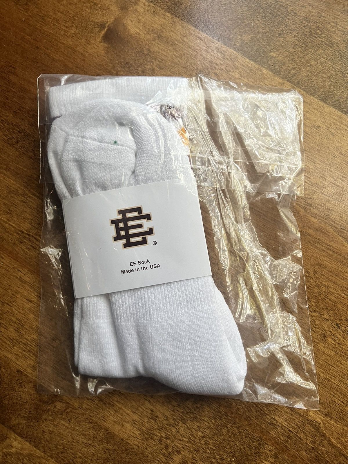 Eric Emanuel Eric Emanuel EE Logo White Sock Size ONE SIZE - 2 Thumbnail