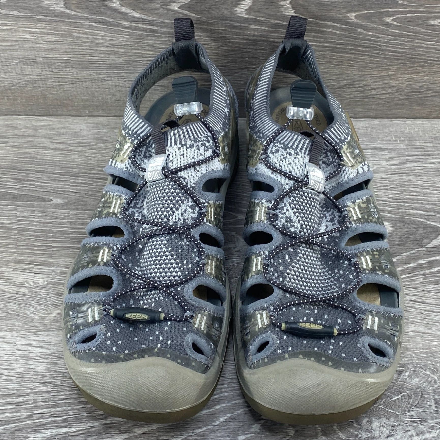 KEEN KEEN EVOFIT ONE Sandal Unisex Adults Outdoor Slip-On Gray 11.5 Outdoor 90s? (Note: avoid adding new info) Size ONE SIZE - 3 Thumbnail