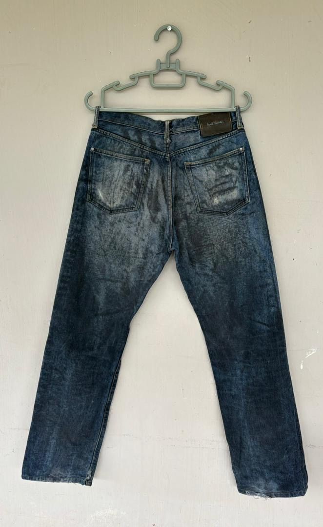 Paul Smith VTG Paul Smith Distressed Denim Pant Design Selvedge Rare Size US 30 / EU 46 - 6 Thumbnail