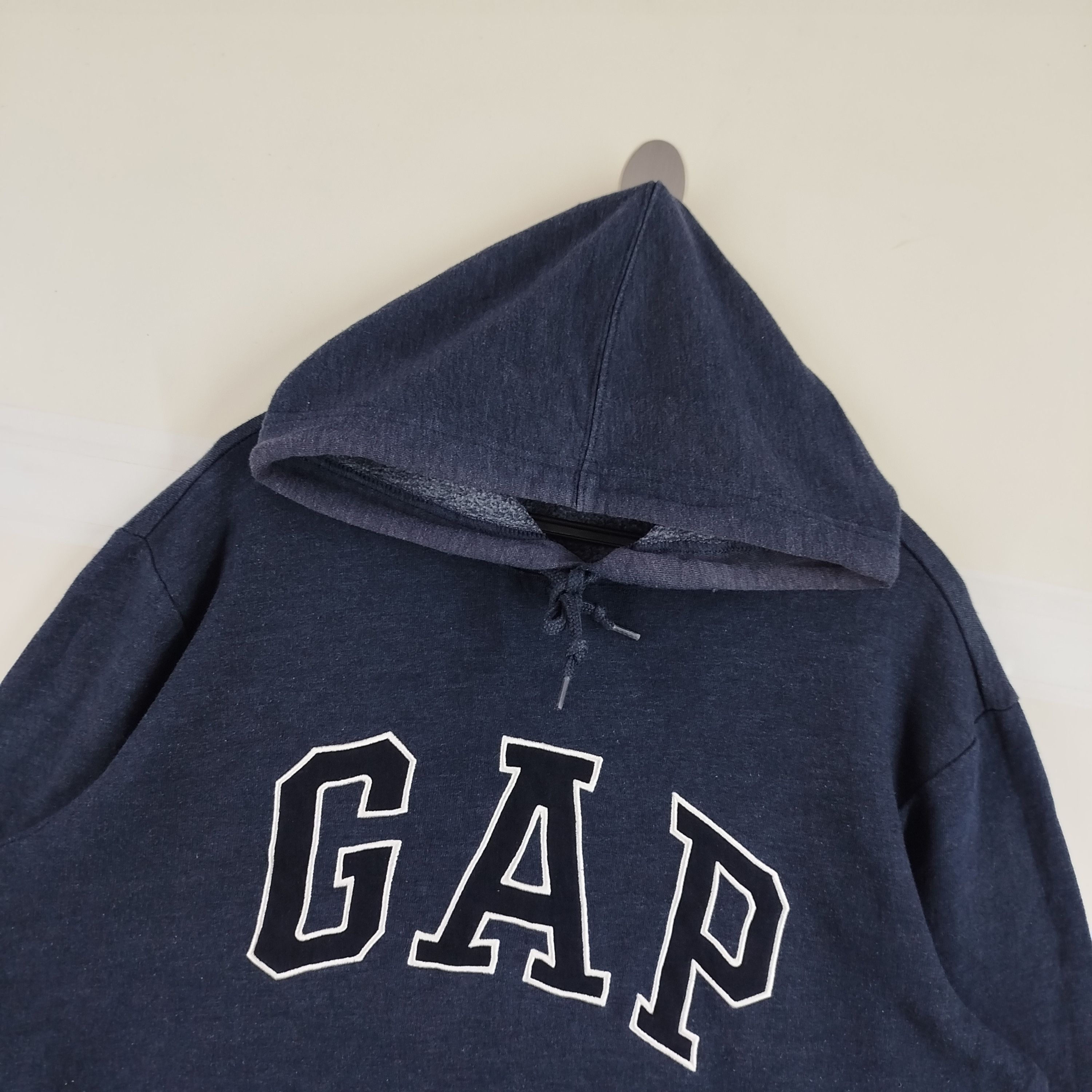 Gap Gap Hoodie Embroidery Big Logo Navy Blue Colour Size US L / EU 52-54 / 3 - 2 Thumbnail