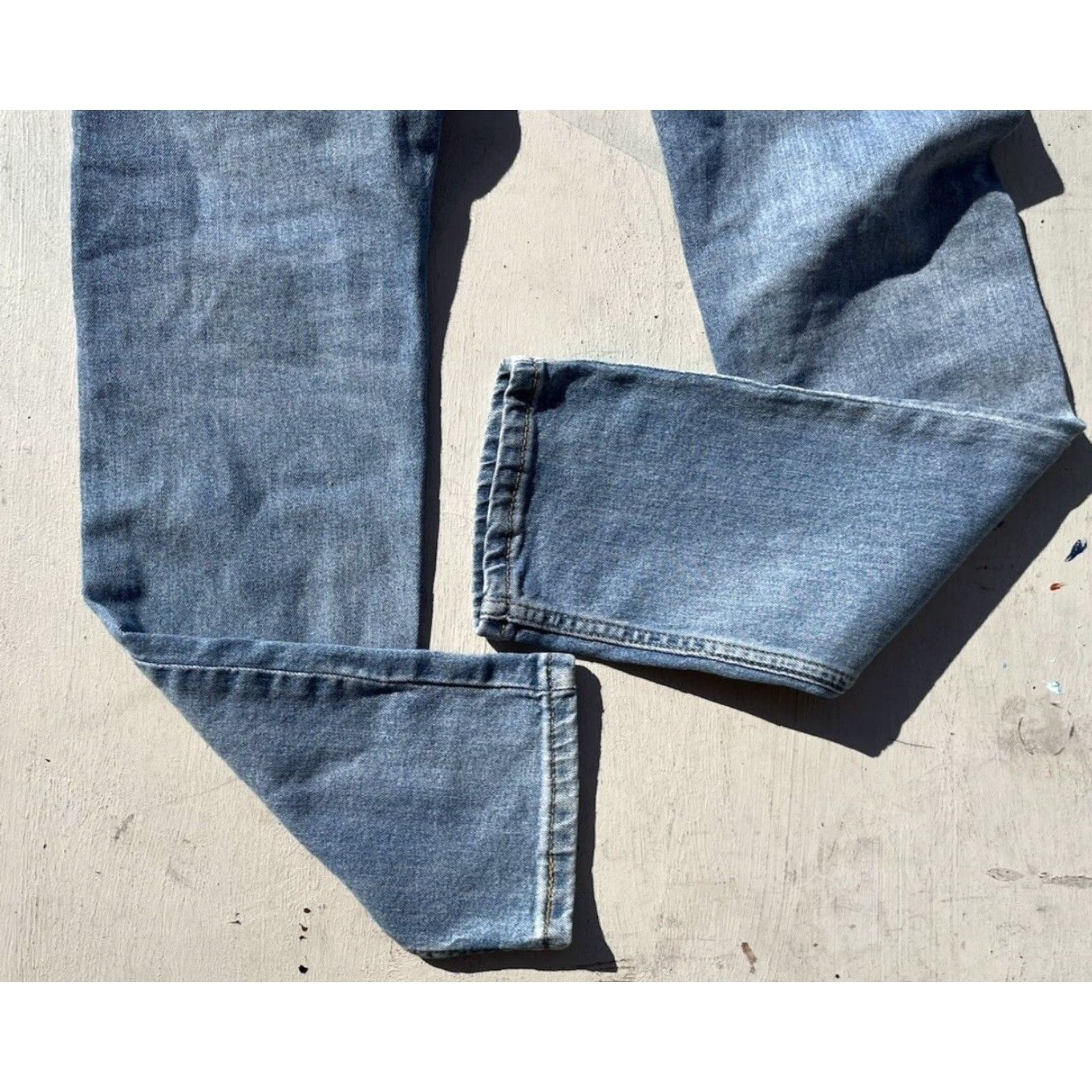 Levi's Levi's 512 Jeans Slim Taper 32x34 Blue Denim Regular Mens Size US 32 / EU 48 - 5 Thumbnail