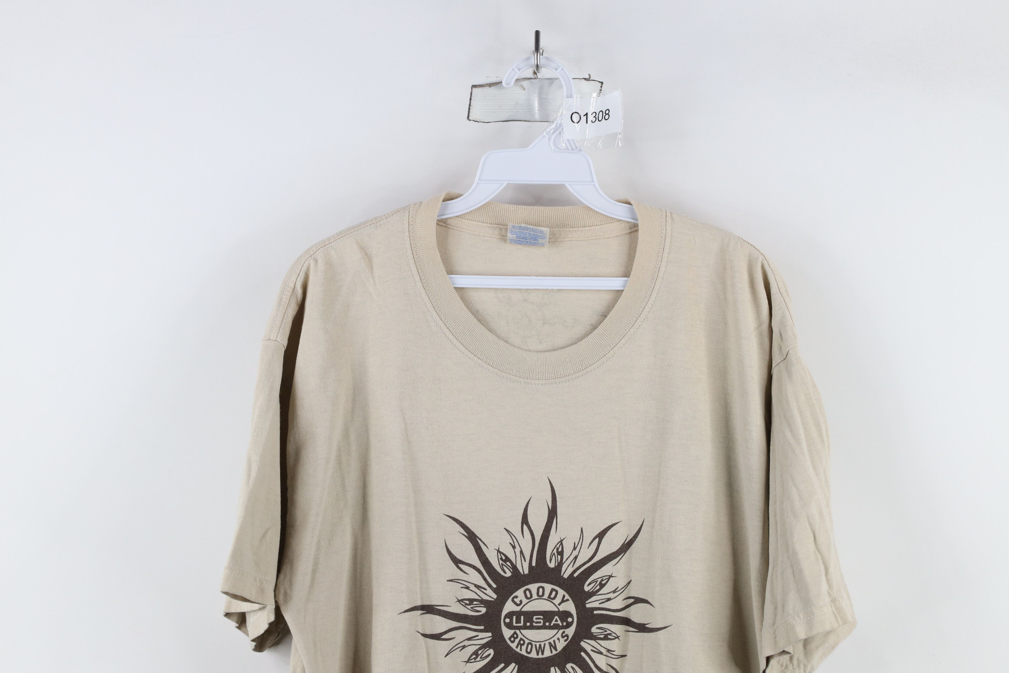 Vintage Vintage 90s Y2K Streetwear Coody Browns Diner Tribal T-Shirt Size US L / EU 52-54 / 3 - 2 Thumbnail
