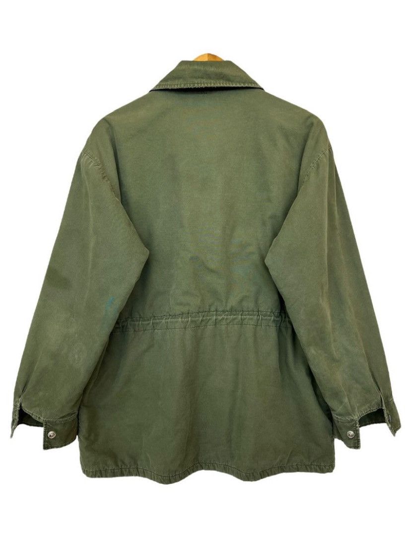 Vintage Vintage 80s M 65 Military Field Jacket Fleece Green Size US L / EU 52-54 / 3 - 2 Thumbnail