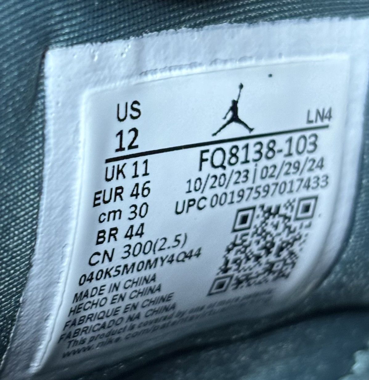 Jordan Brand Jordan 4 Retro Oxidized Green 2024 Size 12 Size US 12 / EU 45 - 6 Thumbnail