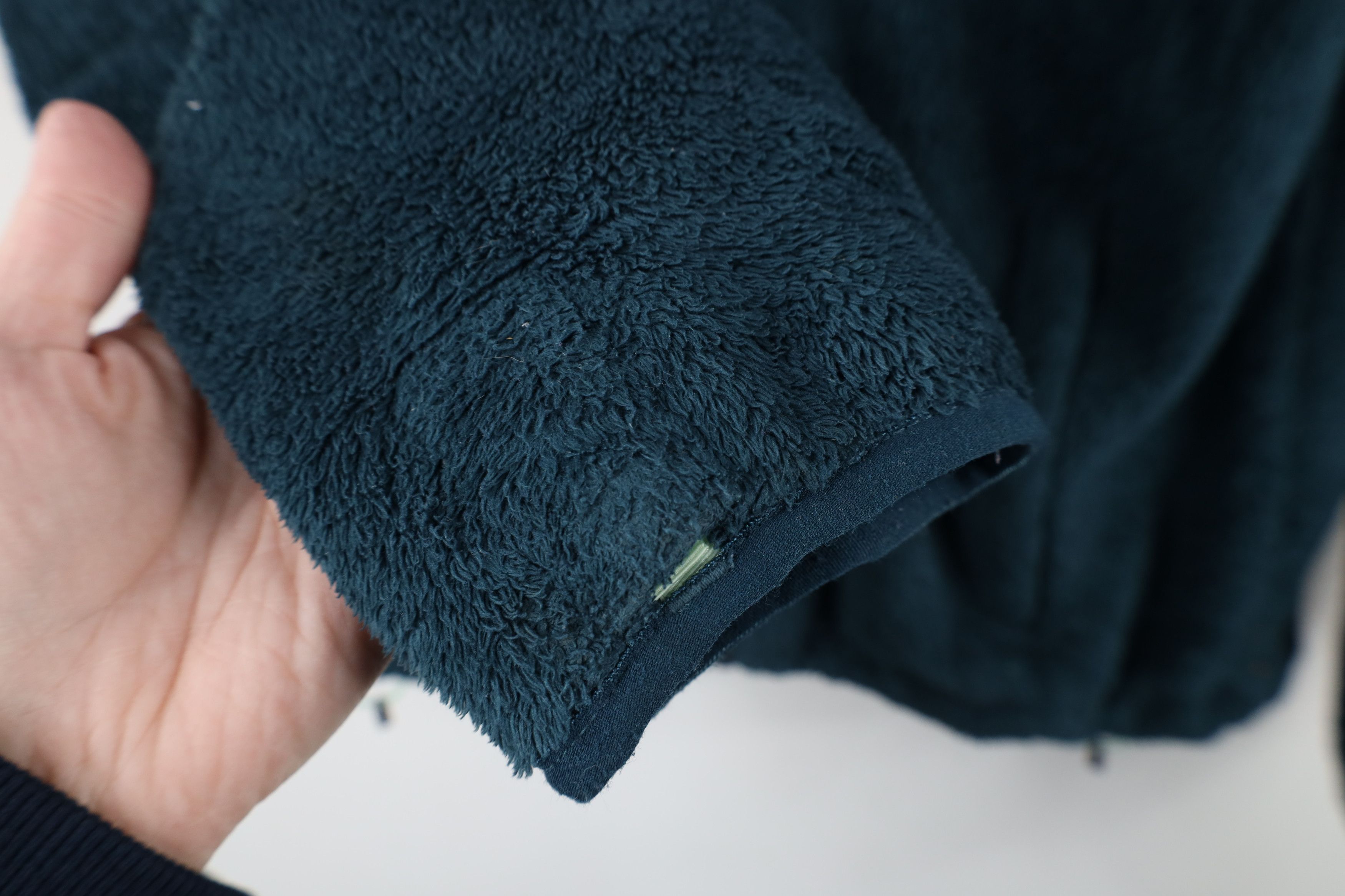 The North Face × Vintage Vintage The North Face Shaggy Monkey Fleece Jacket Teal Size XS / US 0-2 / IT 36-38 - 9 Thumbnail