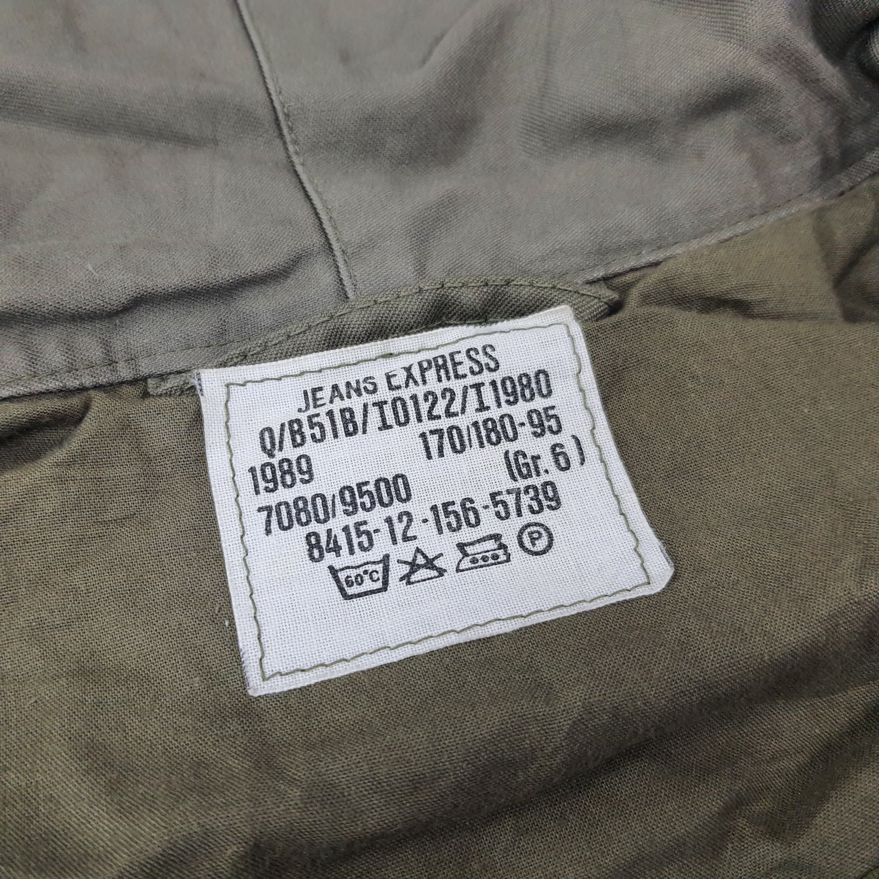 Express × Vintage Vintage JEAN EXPRESS GERMANY Army Military Jacket C233N5 Size US L / EU 52-54 / 3 - 4 Thumbnail