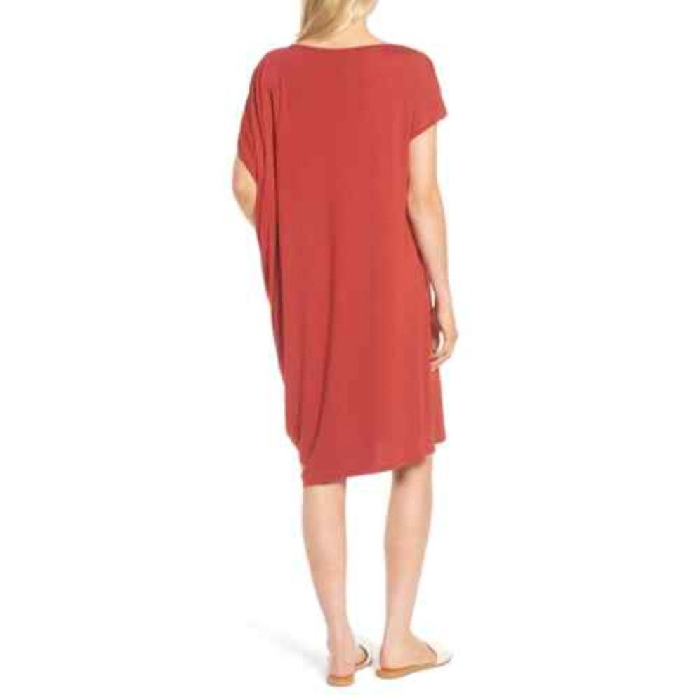 Eileen Fisher Eileen Fisher Asymmetrical Jersey T Shirt Shift Dress S Size S / US 4 / IT 40 - 7 Thumbnail